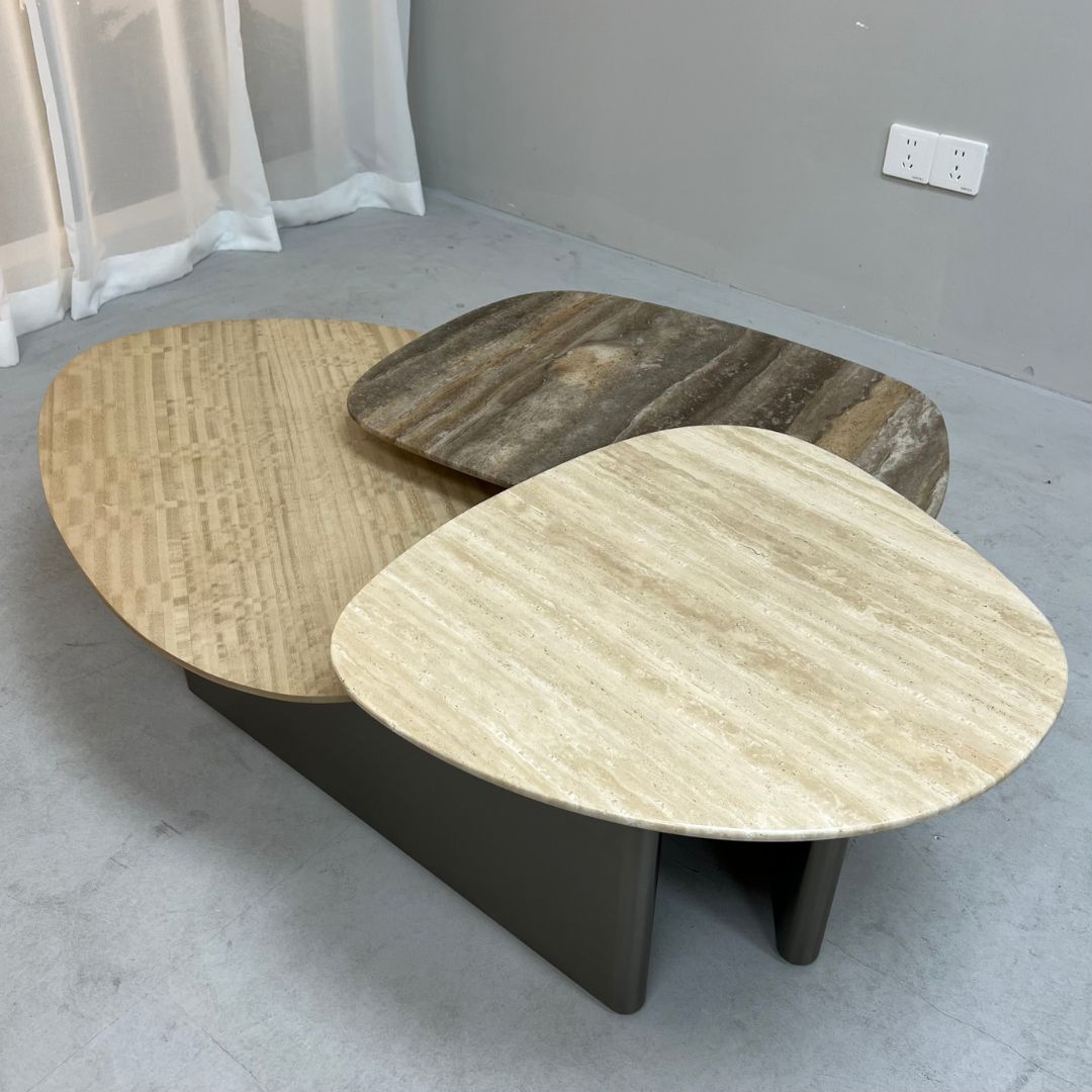 Tri Forma Coffee Table TG-725 - Coffee Tables - ebarza Furniture UAE | Shop Modern Furniture in Abu Dhabi & Dubai - مفروشات ايبازرا في الامارات | تسوق اثاث عصري وديكورات مميزة في دبي وابوظبي