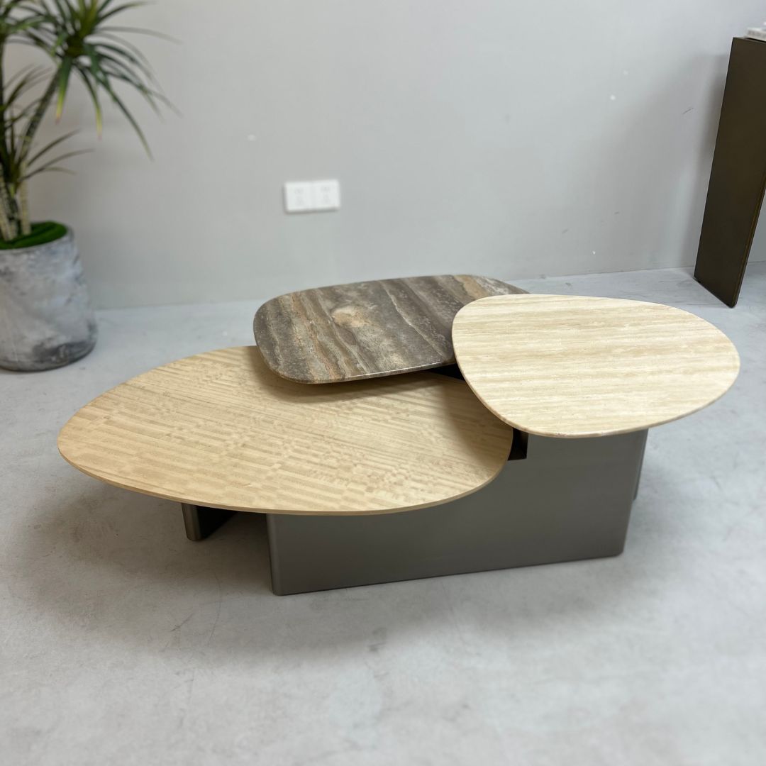 Tri Forma Coffee Table TG-725 - Coffee Tables - ebarza Furniture UAE | Shop Modern Furniture in Abu Dhabi & Dubai - مفروشات ايبازرا في الامارات | تسوق اثاث عصري وديكورات مميزة في دبي وابوظبي