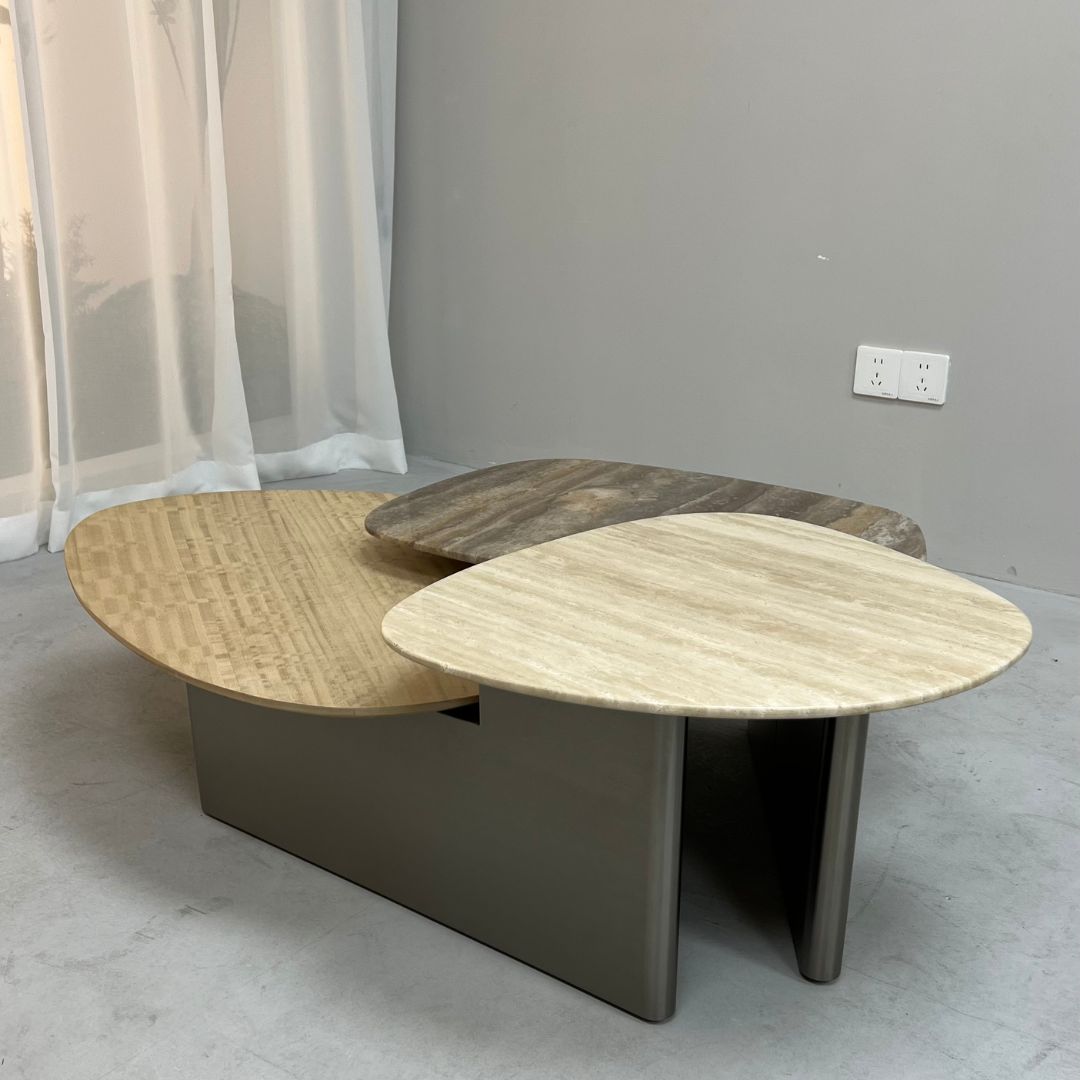 Tri Forma Coffee Table TG-725 - Coffee Tables - ebarza Furniture UAE | Shop Modern Furniture in Abu Dhabi & Dubai - مفروشات ايبازرا في الامارات | تسوق اثاث عصري وديكورات مميزة في دبي وابوظبي