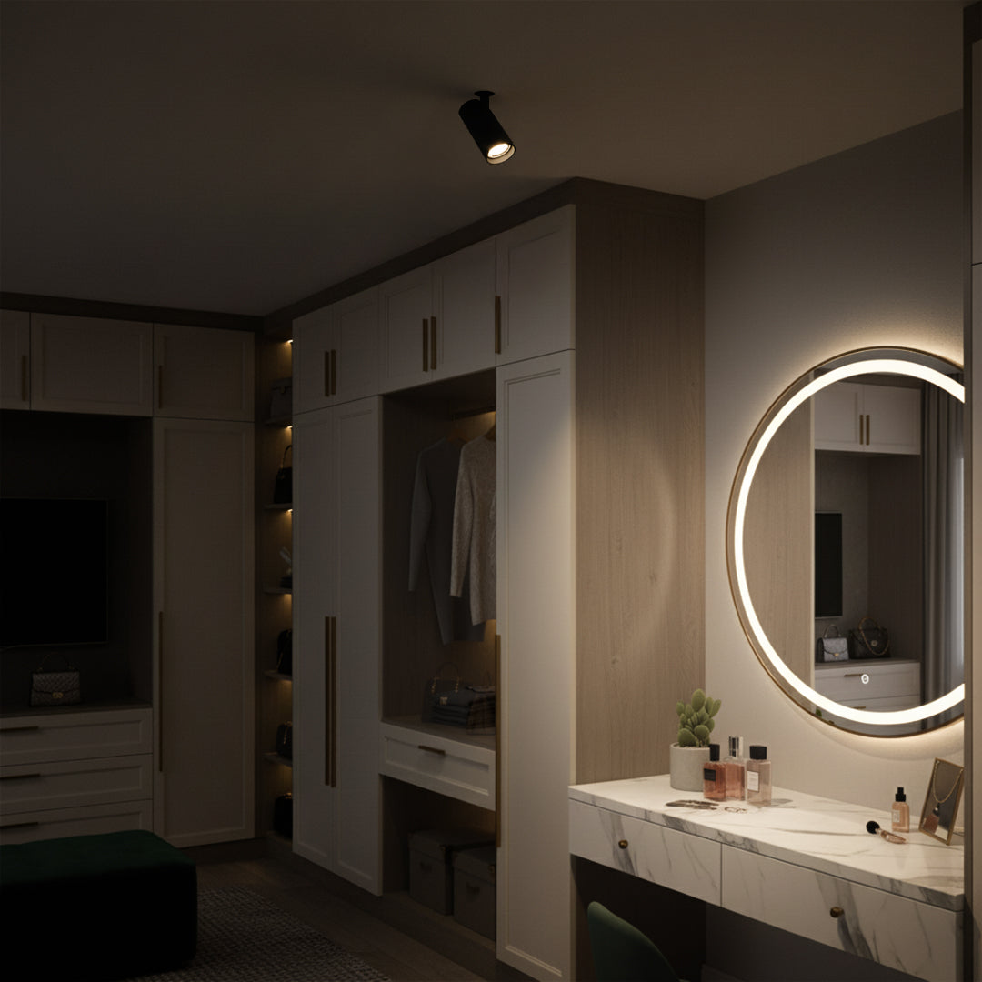 Trimless Black Ceiling Lamp MJ-6110/MJ-6101B - Ceiling Lamps - ebarza Furniture UAE | Shop Modern Furniture in Abu Dhabi & Dubai - مفروشات ايبازرا في الامارات | تسوق اثاث عصري وديكورات مميزة في دبي وابوظبي