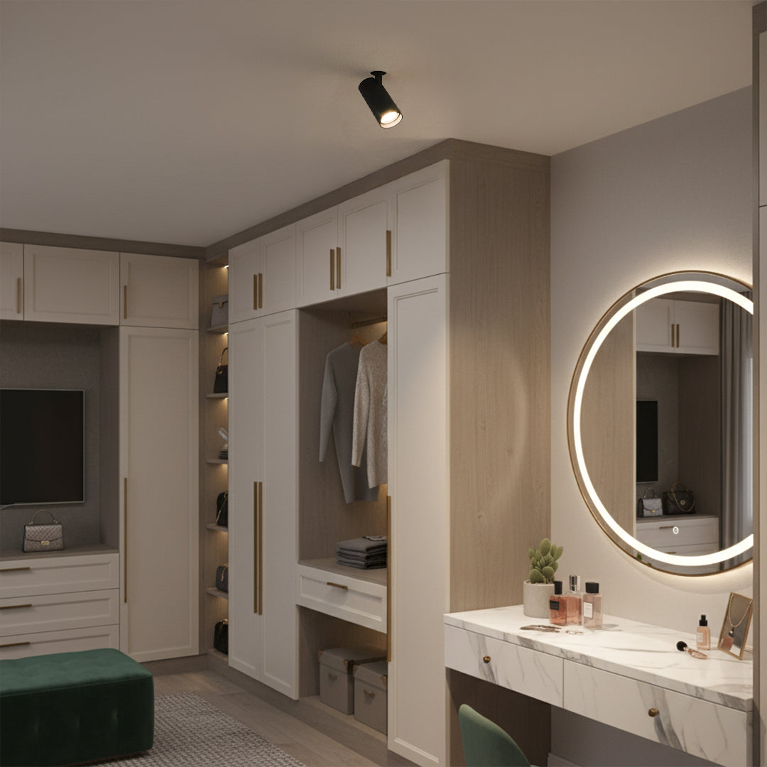 Trimless Black Ceiling Lamp MJ-6110/MJ-6101B - Ceiling Lamps - ebarza Furniture UAE | Shop Modern Furniture in Abu Dhabi & Dubai - مفروشات ايبازرا في الامارات | تسوق اثاث عصري وديكورات مميزة في دبي وابوظبي