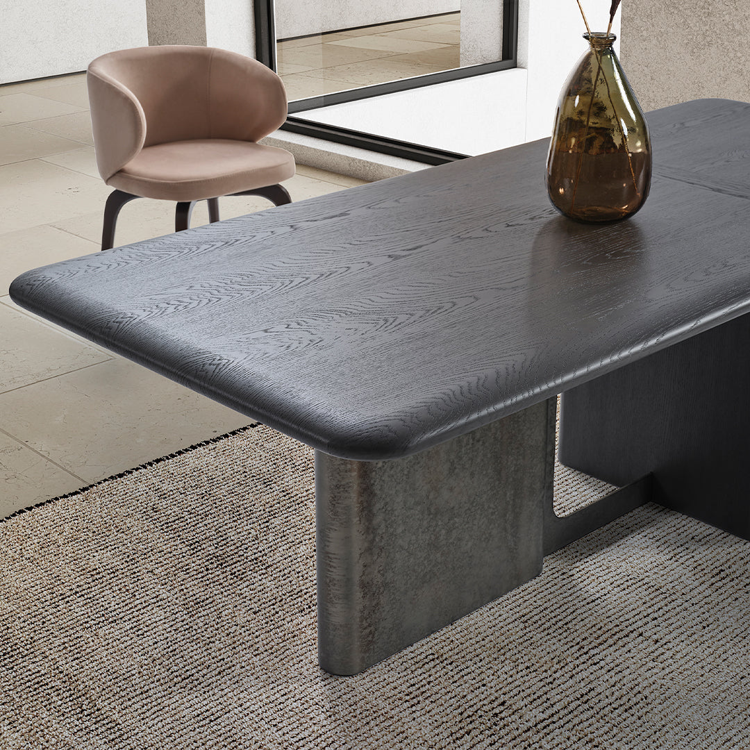 UTOPIA DINING TABLE EL-DT002 - Dining Tables - ebarza Furniture UAE | Shop Modern Furniture in Abu Dhabi & Dubai - مفروشات ايبازرا في الامارات | تسوق اثاث عصري وديكورات مميزة في دبي وابوظبي