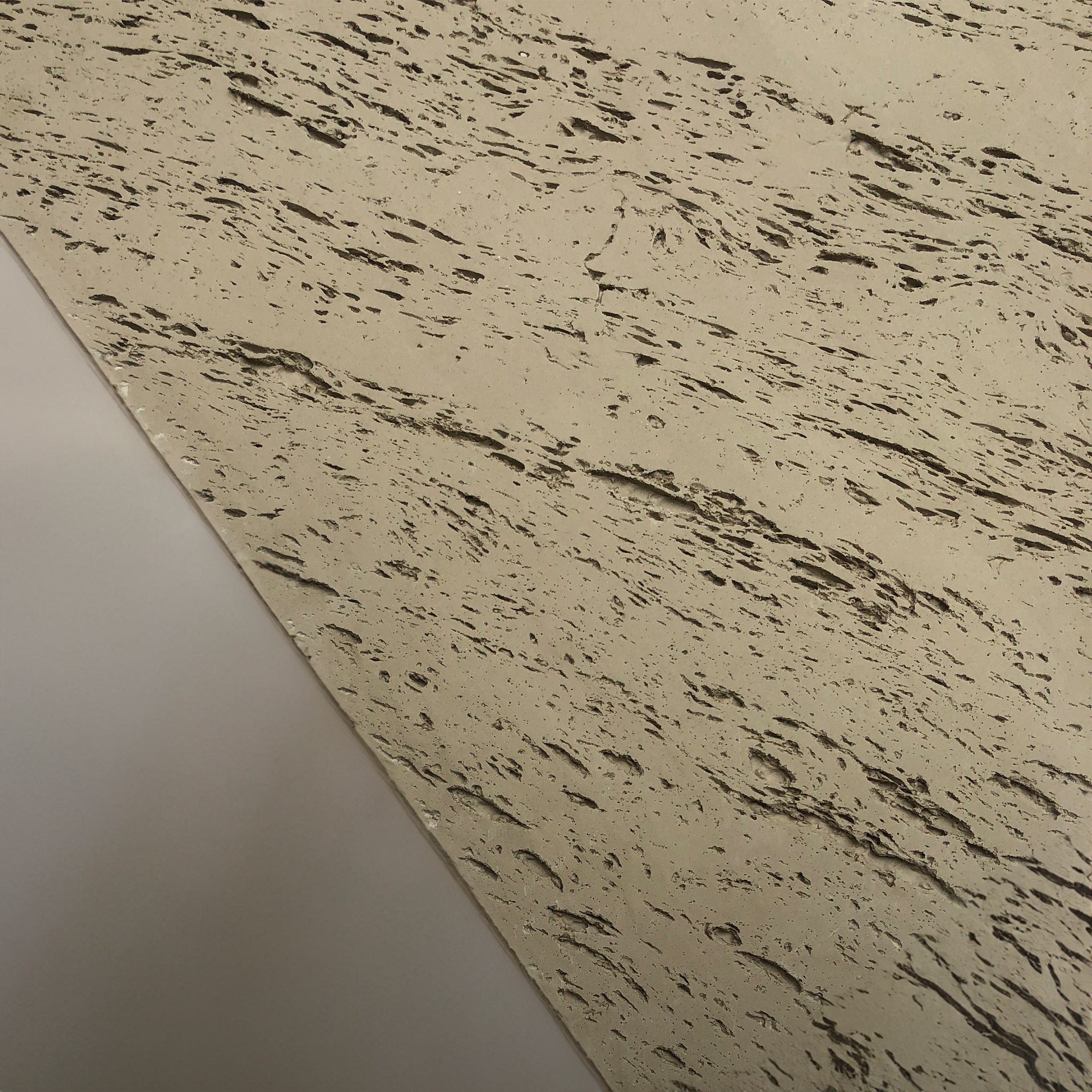 240x60cm Flex Stone Cladding Sea Travertin gradient gray 60*240 cm - Wall Panels - ebarza Furniture UAE | Shop Modern Furniture in Abu Dhabi & Dubai - مفروشات ايبازرا في الامارات | تسوق اثاث عصري وديكورات مميزة في دبي وابوظبي