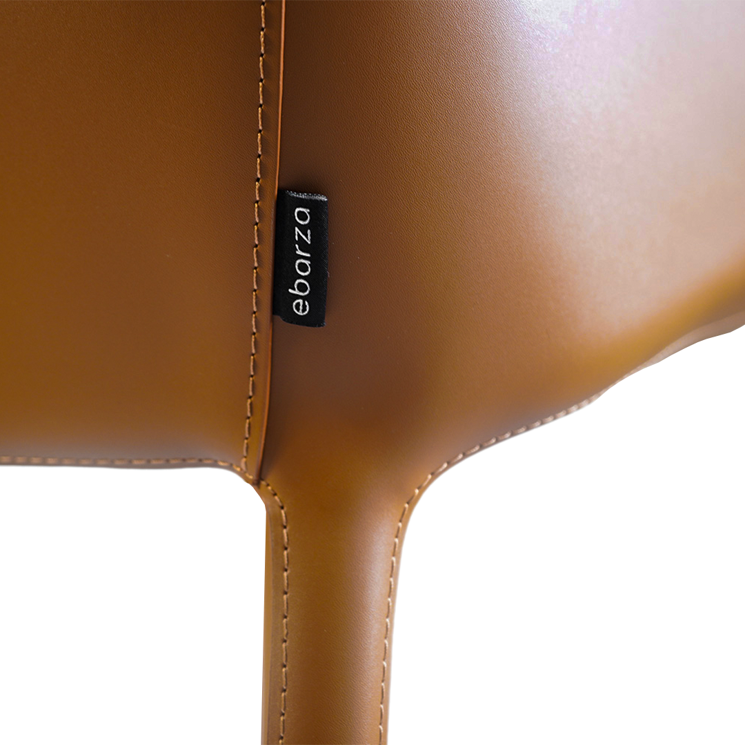 Mycroft Chair DJ752-1 Caramel -  Lounge Chairs - ebarza Furniture UAE | Shop Modern Furniture in Abu Dhabi & Dubai - مفروشات ايبازرا في الامارات | تسوق اثاث عصري وديكورات مميزة في دبي وابوظبي