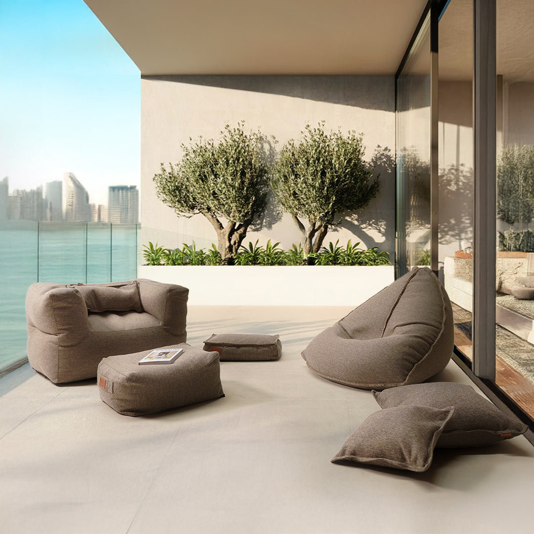 30*60 PILLOW With Zipper - Concha182-Brown - Cushions - ebarza Furniture UAE | Shop Modern Furniture in Abu Dhabi & Dubai - مفروشات ايبازرا في الامارات | تسوق اثاث عصري وديكورات مميزة في دبي وابوظبي