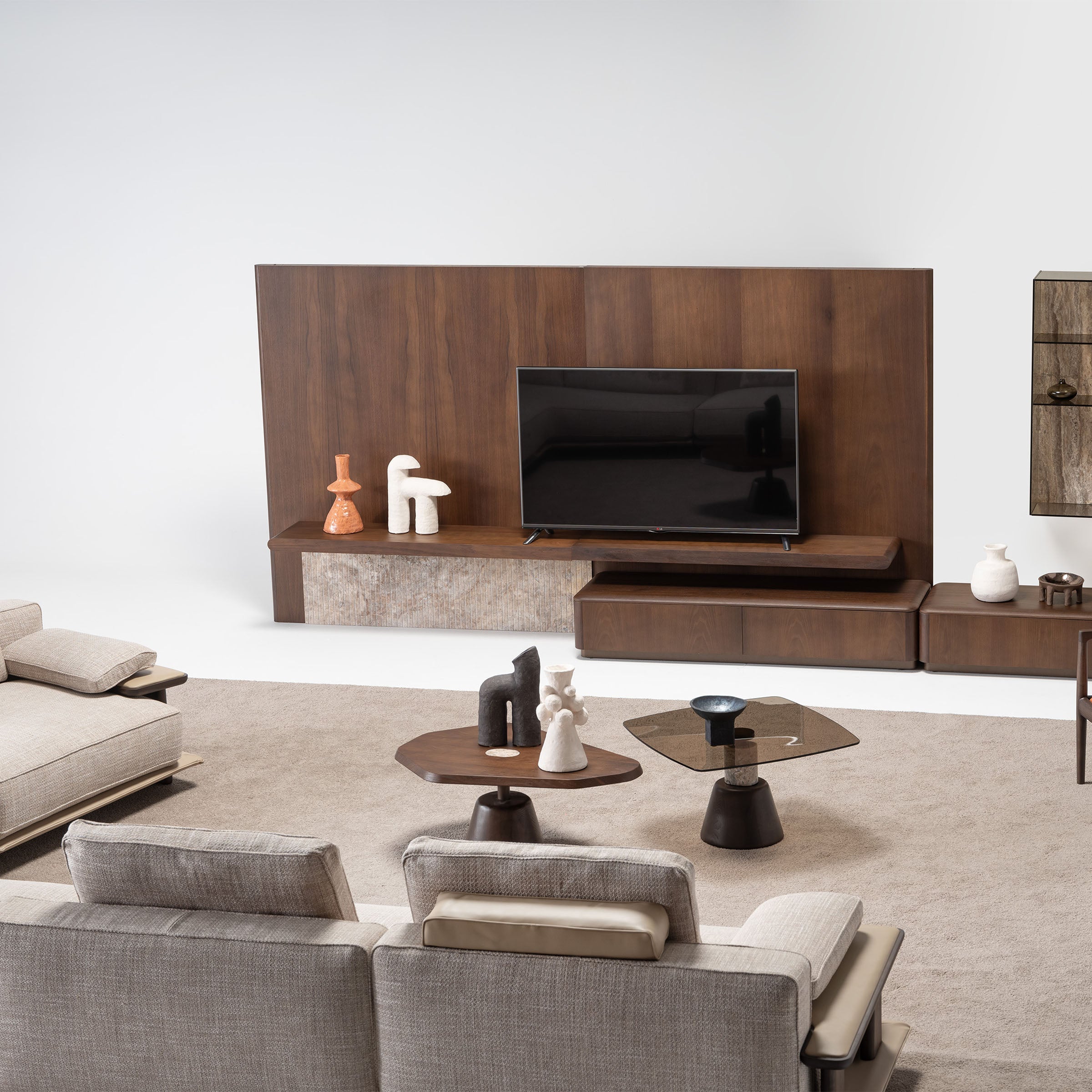 ODEON SINGLE MODULE WITHOUT ARM 110cm for odeon sofa OD-Middle-002 - Sofas - ebarza Furniture UAE | Shop Modern Furniture in Abu Dhabi & Dubai - مفروشات ايبازرا في الامارات | تسوق اثاث عصري وديكورات مميزة في دبي وابوظبي