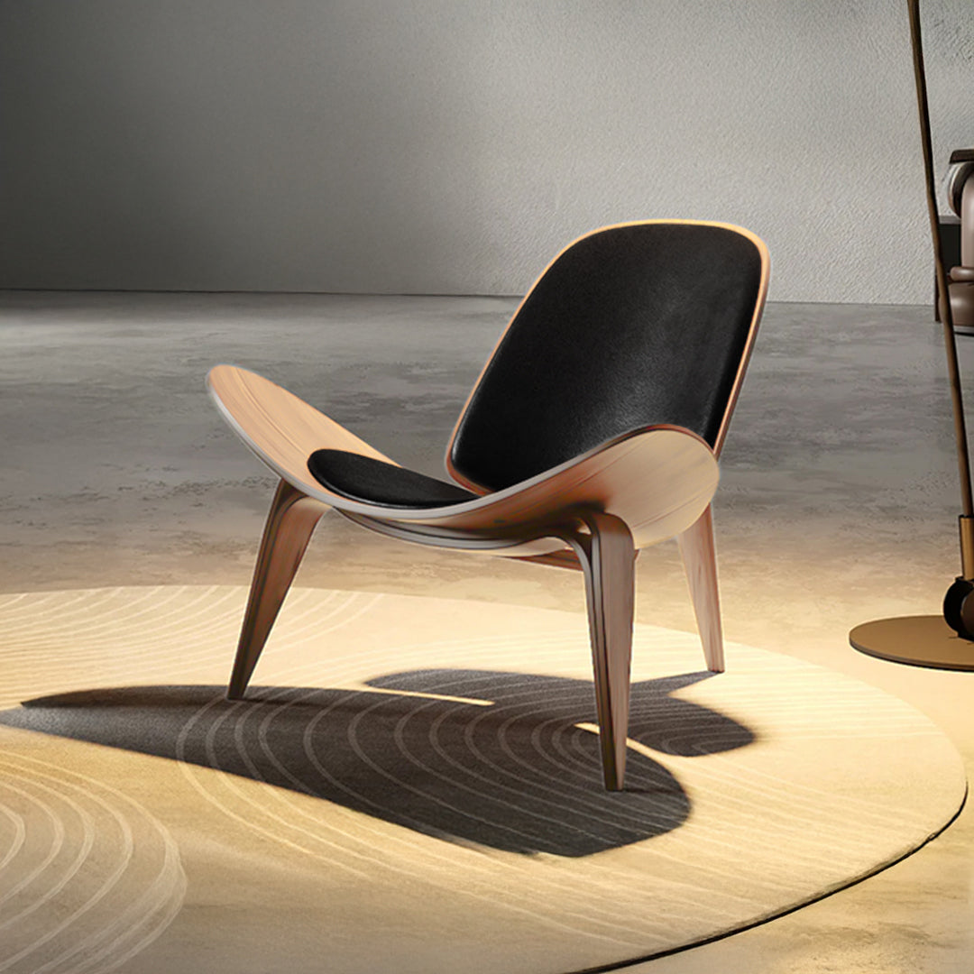 Smile Lounge Chair Bp8023-Nbl - Lounge Chairs - ebarza Furniture UAE | Shop Modern Furniture in Abu Dhabi & Dubai - مفروشات ايبازرا في الامارات | تسوق اثاث عصري وديكورات مميزة في دبي وابوظبي