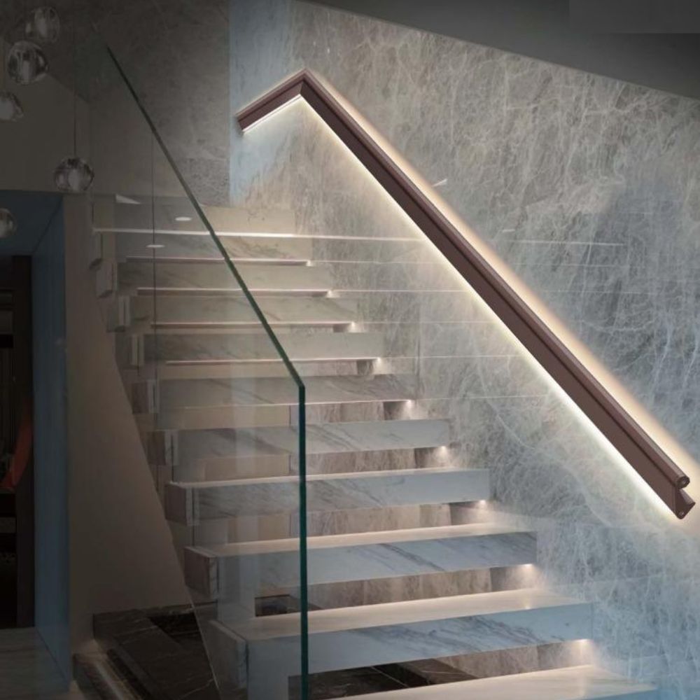 Aluminium Handrail With Led Light LWB523-C-2-1500 - Wall Lamps - ebarza Furniture UAE | Shop Modern Furniture in Abu Dhabi & Dubai - مفروشات ايبازرا في الامارات | تسوق اثاث عصري وديكورات مميزة في دبي وابوظبي