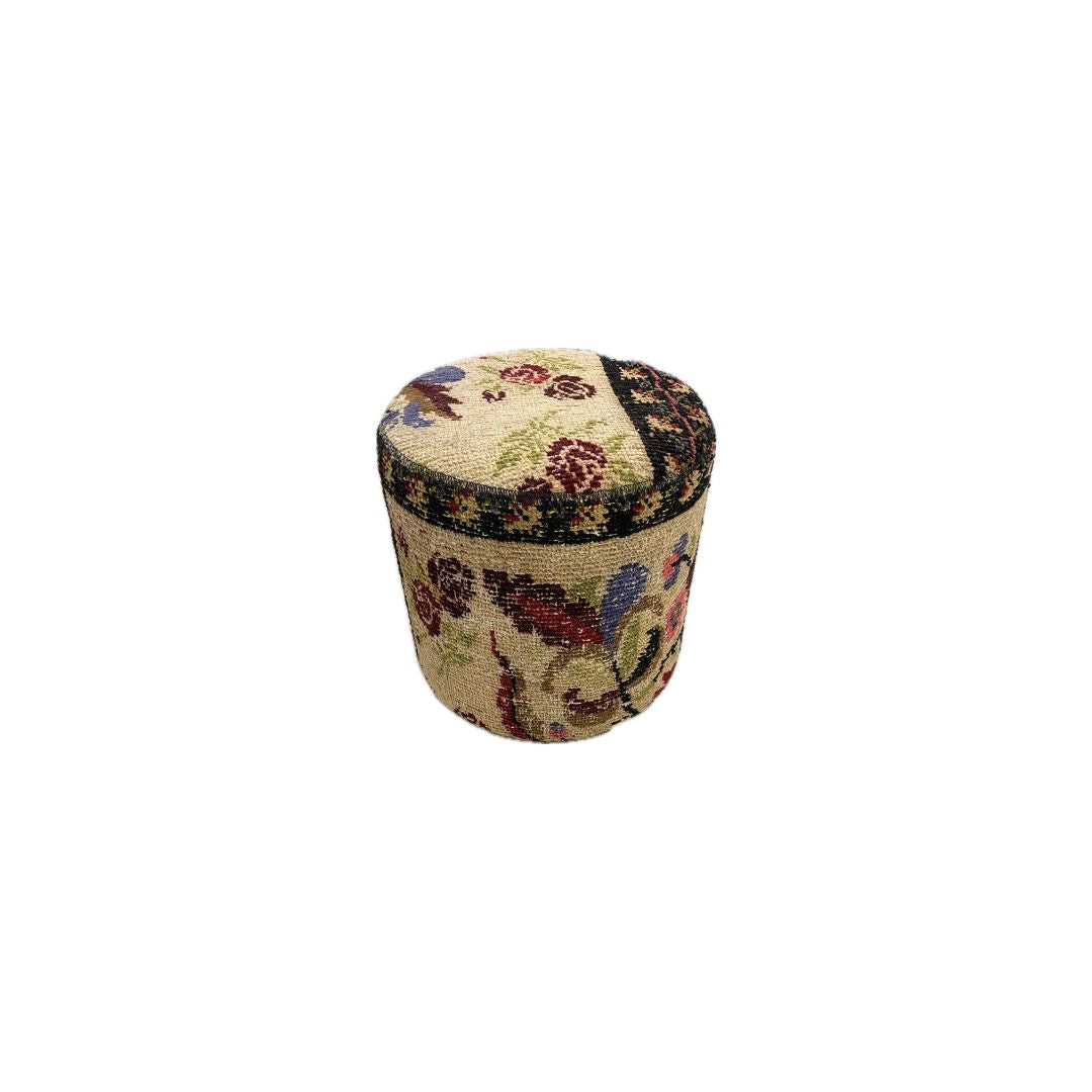 Anatolian Patchwork Style Pouf P11 - Poufs - ebarza Furniture UAE | Shop Modern Furniture in Abu Dhabi & Dubai - مفروشات ايبازرا في الامارات | تسوق اثاث عصري وديكورات مميزة في دبي وابوظبي