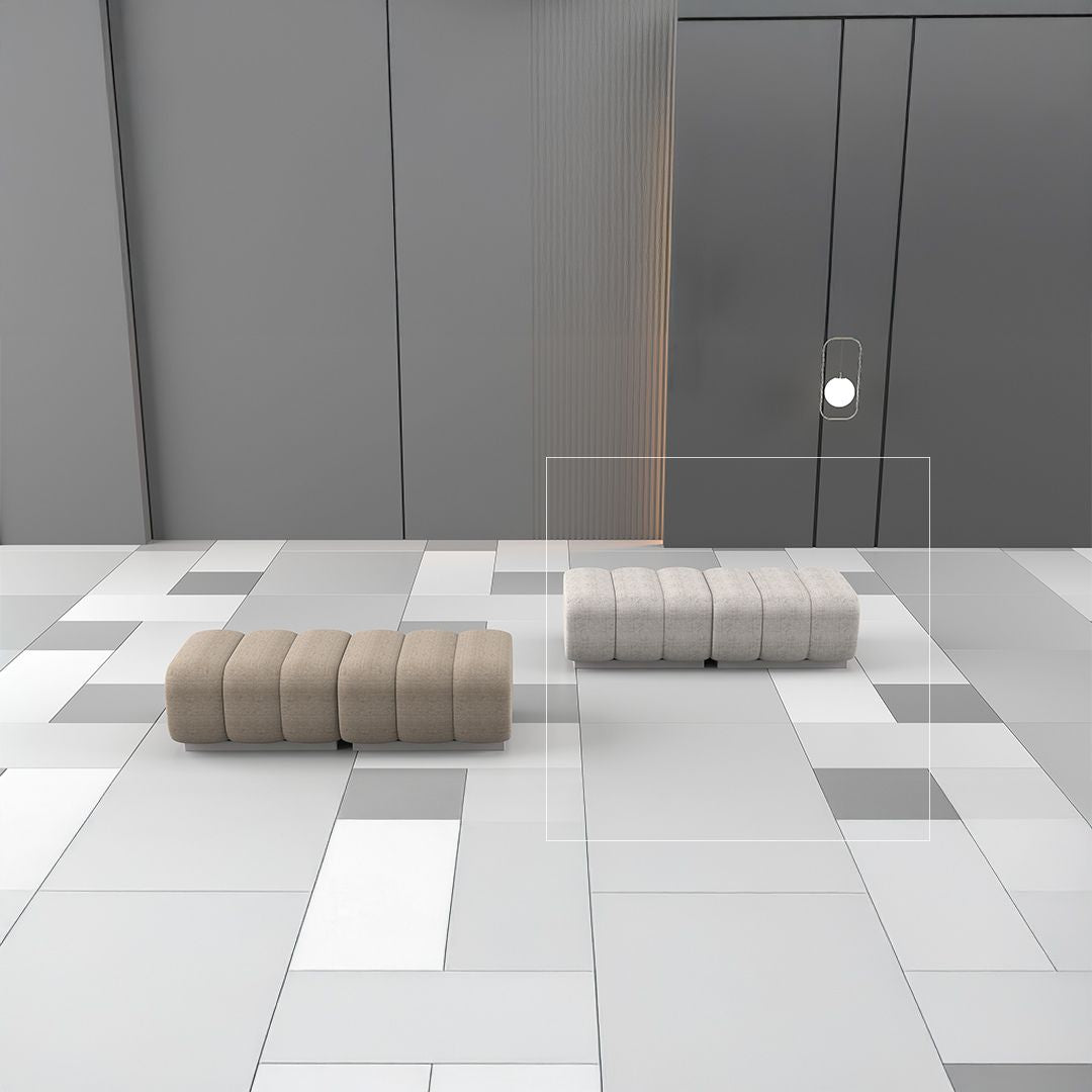 Chameleon Sofa - Pouf Module - H-5228-E - Grey - Sofas - ebarza Furniture UAE | Shop Modern Furniture in Abu Dhabi & Dubai - مفروشات ايبازرا في الامارات | تسوق اثاث عصري وديكورات مميزة في دبي وابوظبي