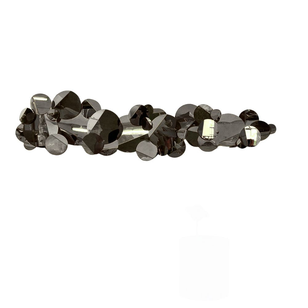 Bubbles Handcrafted Stainless Steel Artwork Bg2020150 Brushed Black - Artwork - ebarza Furniture UAE | Shop Modern Furniture in Abu Dhabi & Dubai - مفروشات ايبازرا في الامارات | تسوق اثاث عصري وديكورات مميزة في دبي وابوظبي