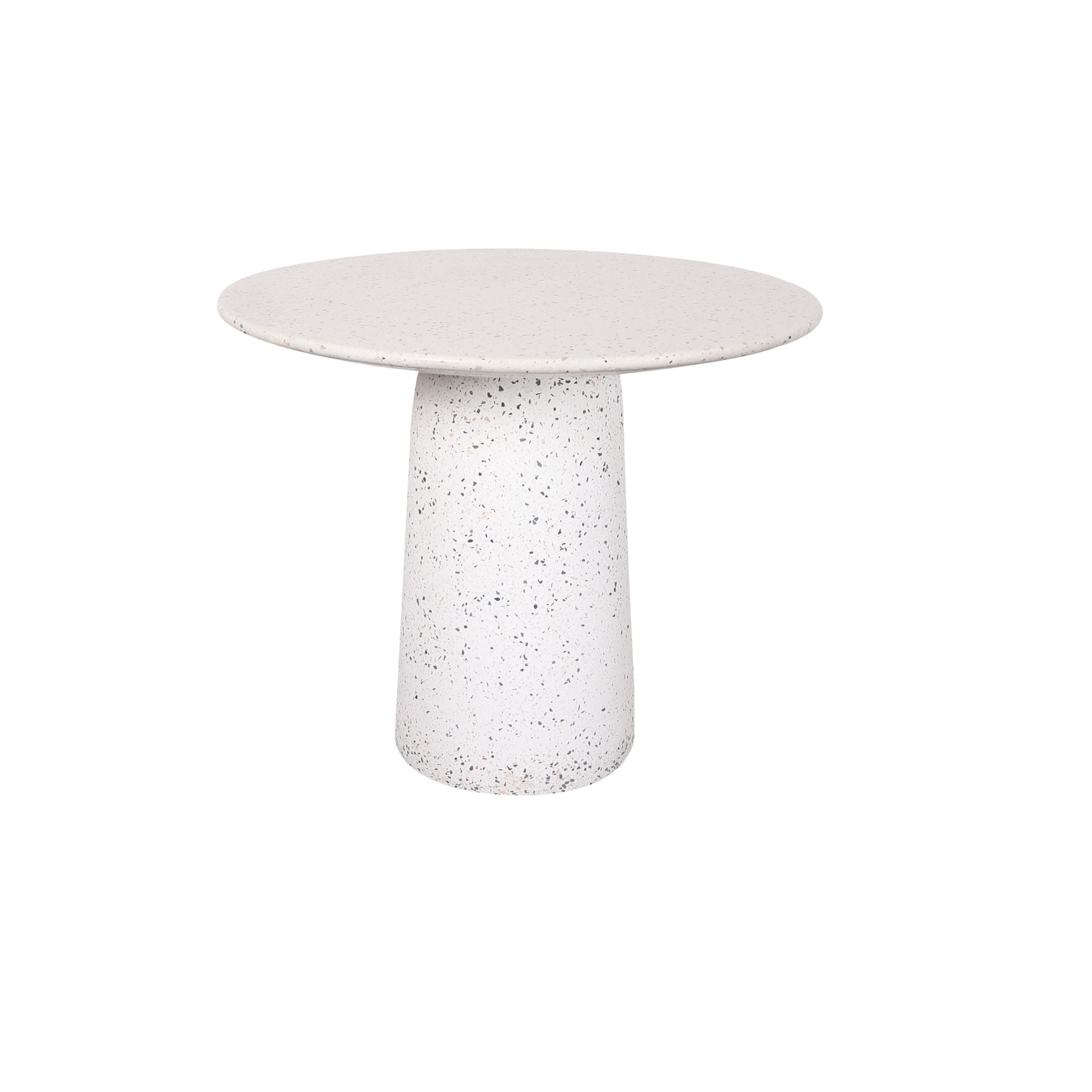 White TERRAZZO Dinning Table BP4911 - Dining Tables - ebarza Furniture UAE | Shop Modern Furniture in Abu Dhabi & Dubai - مفروشات ايبازرا في الامارات | تسوق اثاث عصري وديكورات مميزة في دبي وابوظبي