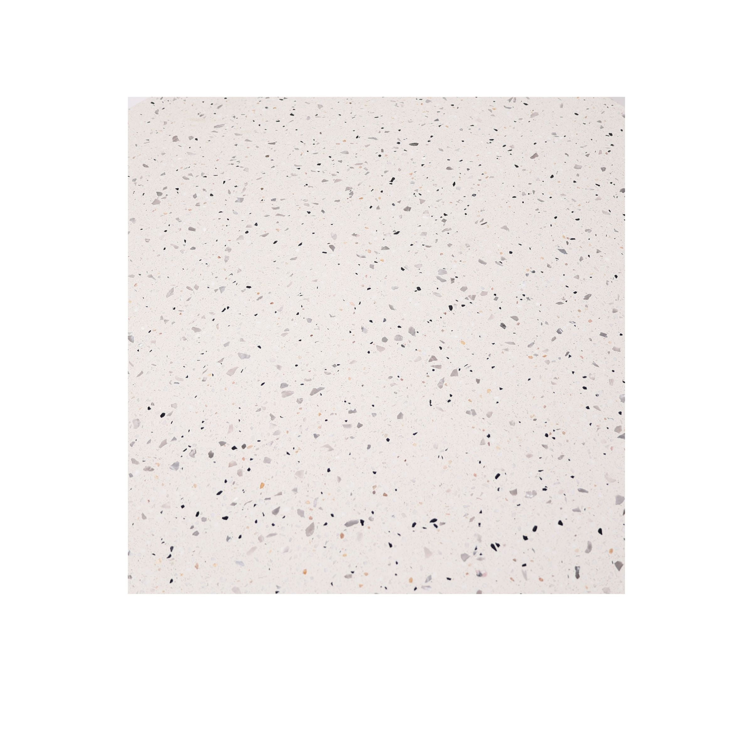 White TERRAZZO Dinning Table BP4911 - Dining Tables - ebarza Furniture UAE | Shop Modern Furniture in Abu Dhabi & Dubai - مفروشات ايبازرا في الامارات | تسوق اثاث عصري وديكورات مميزة في دبي وابوظبي