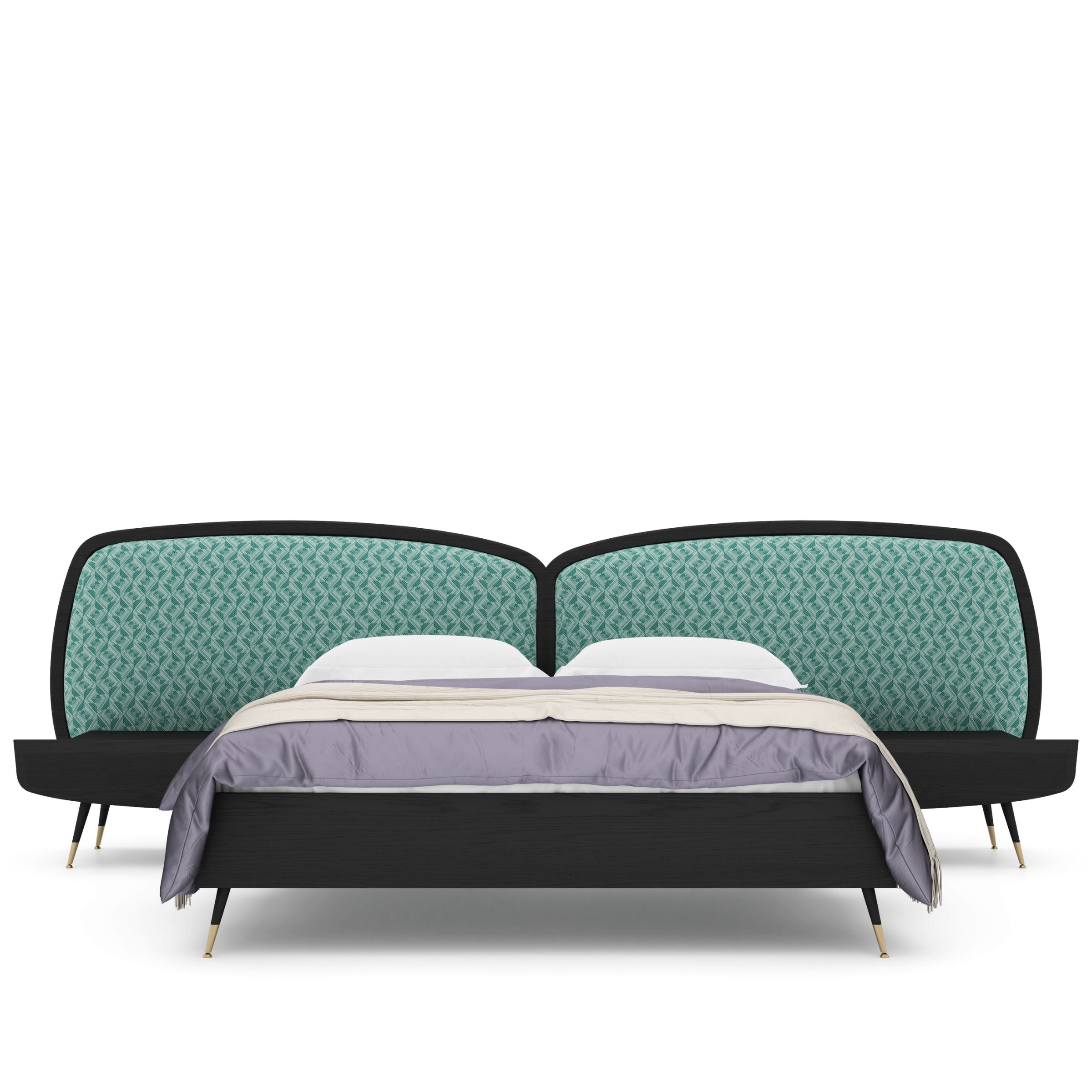 Display Item Bug Bedstead + 2 Nightstand Tables Bug-Bed-Nkaheel - DISPLAY ITEM - ebarza Furniture UAE | Shop Modern Furniture in Abu Dhabi & Dubai - مفروشات ايبازرا في الامارات | تسوق اثاث عصري وديكورات مميزة في دبي وابوظبي