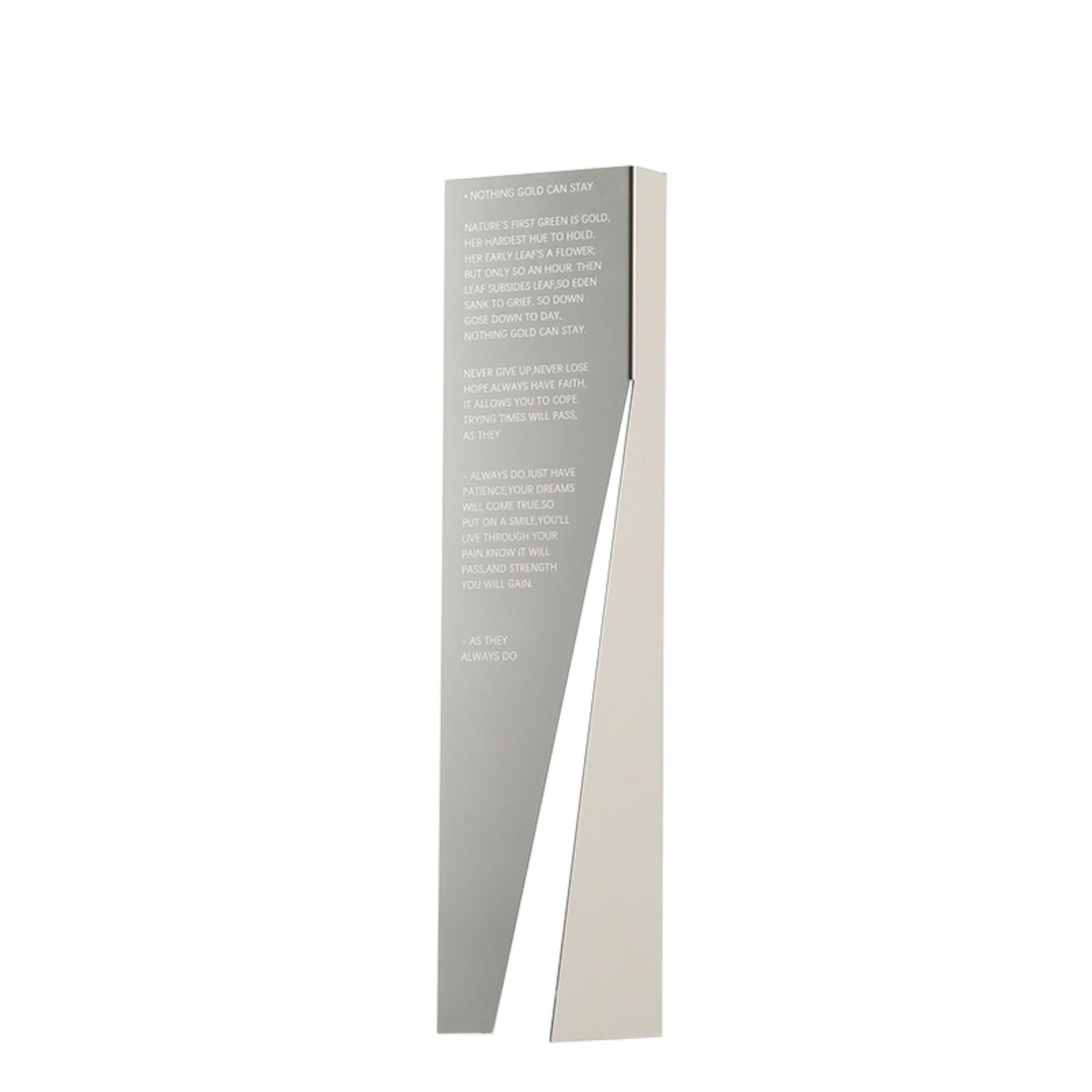 Folding Ornaments-sliver-A FC-W22021A - Home Decor Figurines - ebarza Furniture UAE | Shop Modern Furniture in Abu Dhabi & Dubai - مفروشات ايبازرا في الامارات | تسوق اثاث عصري وديكورات مميزة في دبي وابوظبي