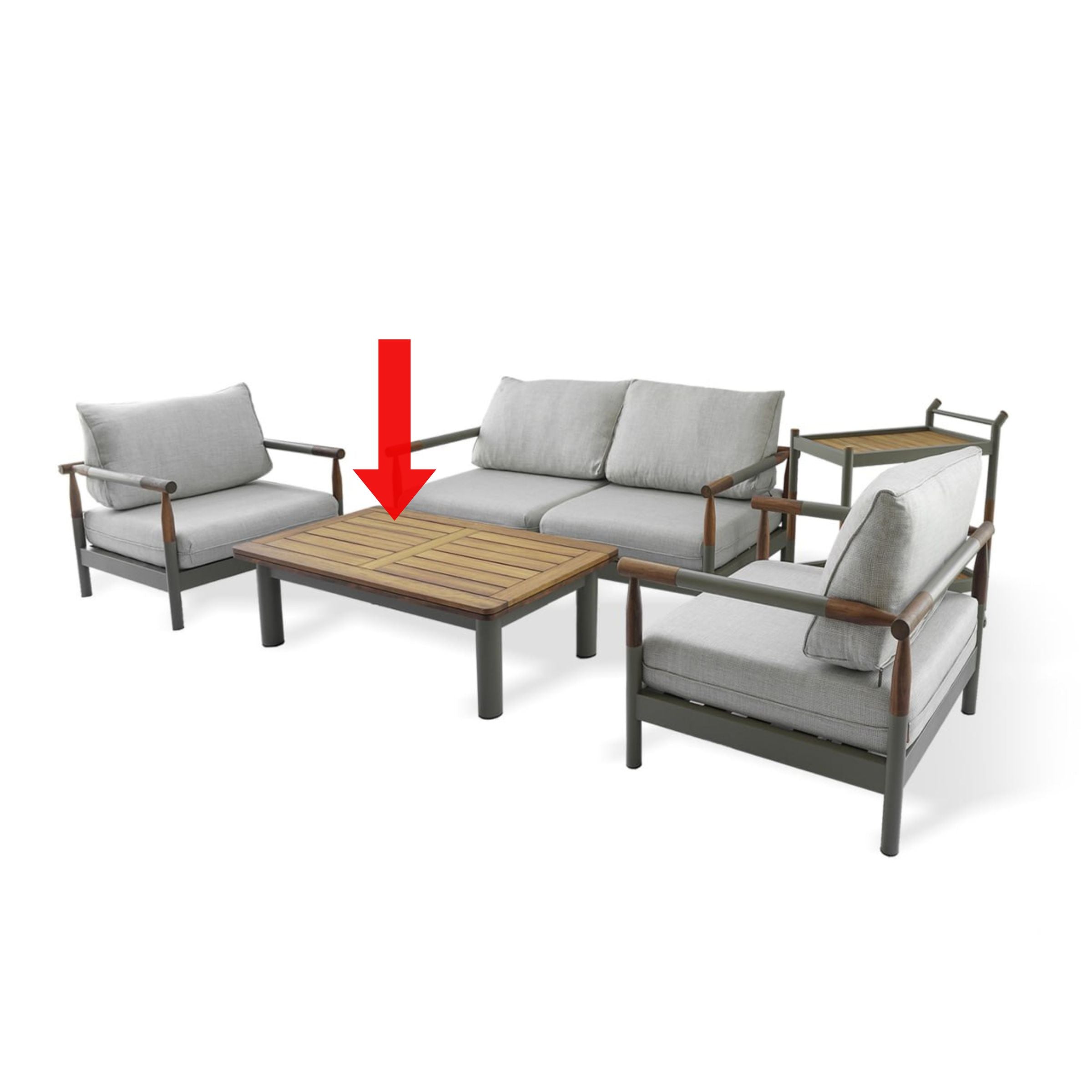 Alcon Outdoor Coffee Table ALC CT-0012 - Outdoor Furniture Sets - ebarza Furniture UAE | Shop Modern Furniture in Abu Dhabi & Dubai - مفروشات ايبازرا في الامارات | تسوق اثاث عصري وديكورات مميزة في دبي وابوظبي
