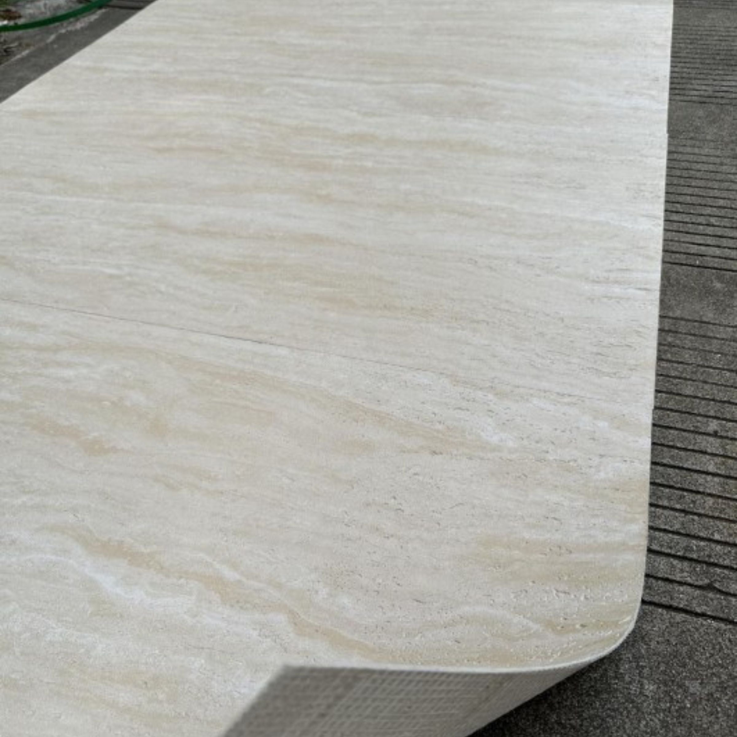 Sample of Flexible Stone Cladding Milan Travertin Yellow Milan-Yellow-Sample -  Wall panels samples - ebarza Furniture UAE | Shop Modern Furniture in Abu Dhabi & Dubai - مفروشات ايبازرا في الامارات | تسوق اثاث عصري وديكورات مميزة في دبي وابوظبي