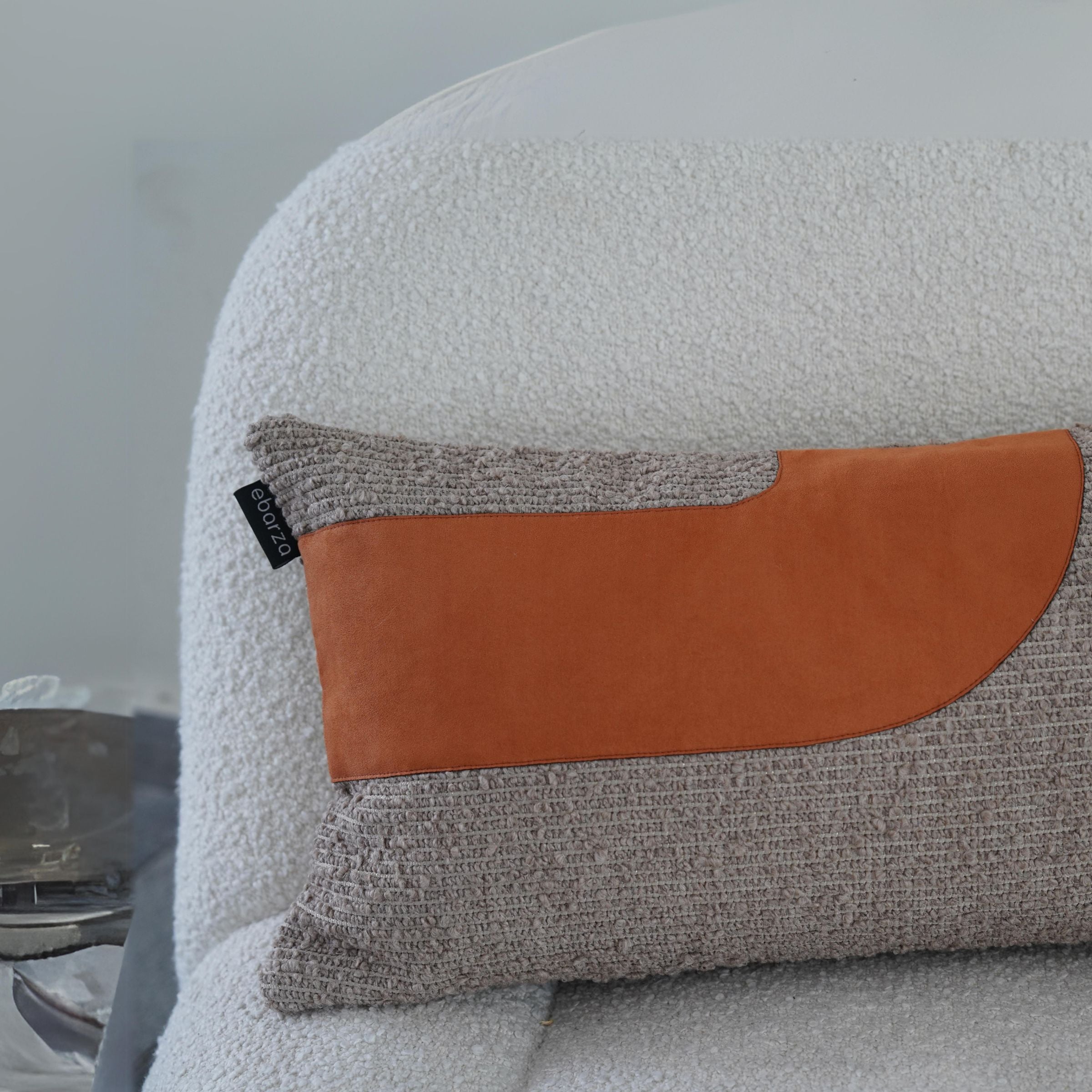 30x60cm  Ebarza Juster Patchwork Cushion   ECC137 -  Cushions - ebarza Furniture UAE | Shop Modern Furniture in Abu Dhabi & Dubai - مفروشات ايبازرا في الامارات | تسوق اثاث عصري وديكورات مميزة في دبي وابوظبي