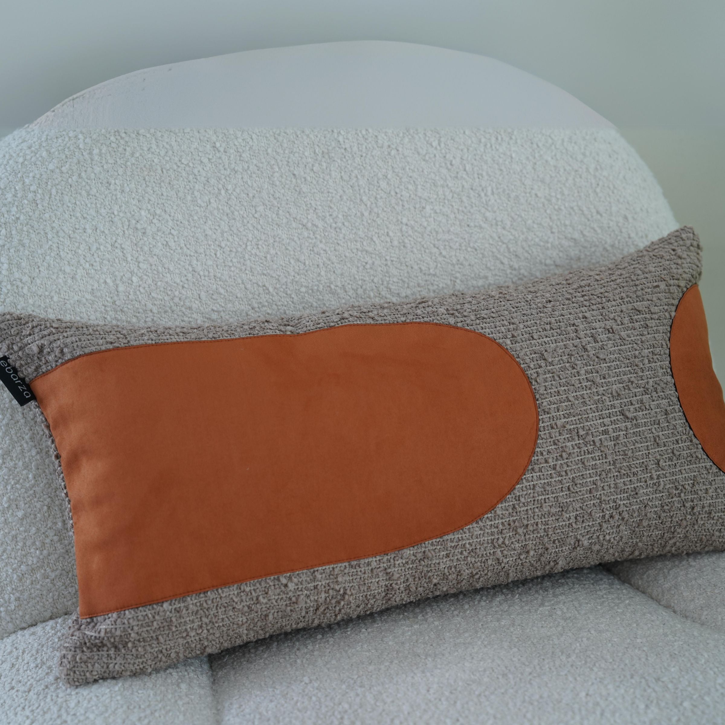 30x60cm  Ebarza Buck patchwork cushion ECC140 -  Cushions - ebarza Furniture UAE | Shop Modern Furniture in Abu Dhabi & Dubai - مفروشات ايبازرا في الامارات | تسوق اثاث عصري وديكورات مميزة في دبي وابوظبي