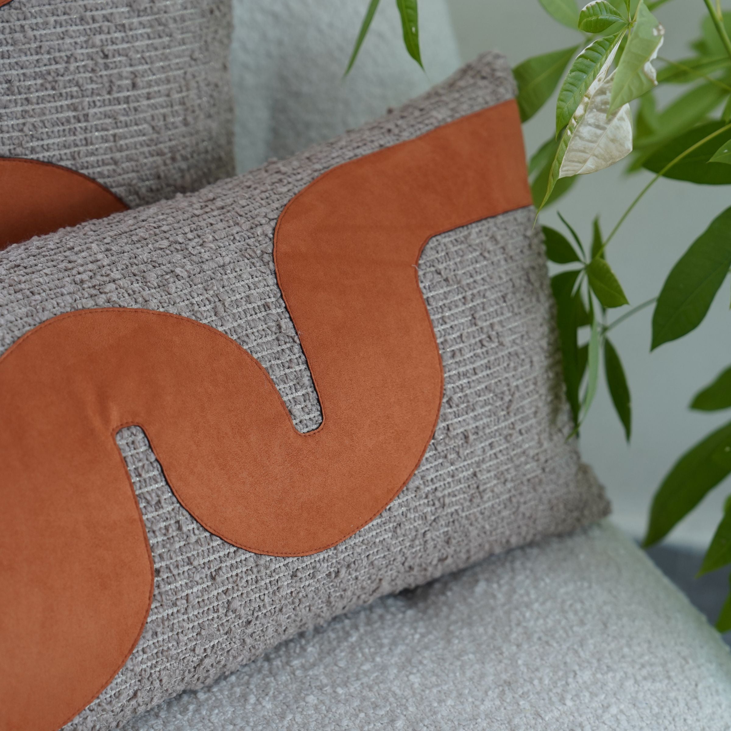 30x60cm Ebarza Amman Patchwork Cushion   ECC143 -  Cushions - ebarza Furniture UAE | Shop Modern Furniture in Abu Dhabi & Dubai - مفروشات ايبازرا في الامارات | تسوق اثاث عصري وديكورات مميزة في دبي وابوظبي