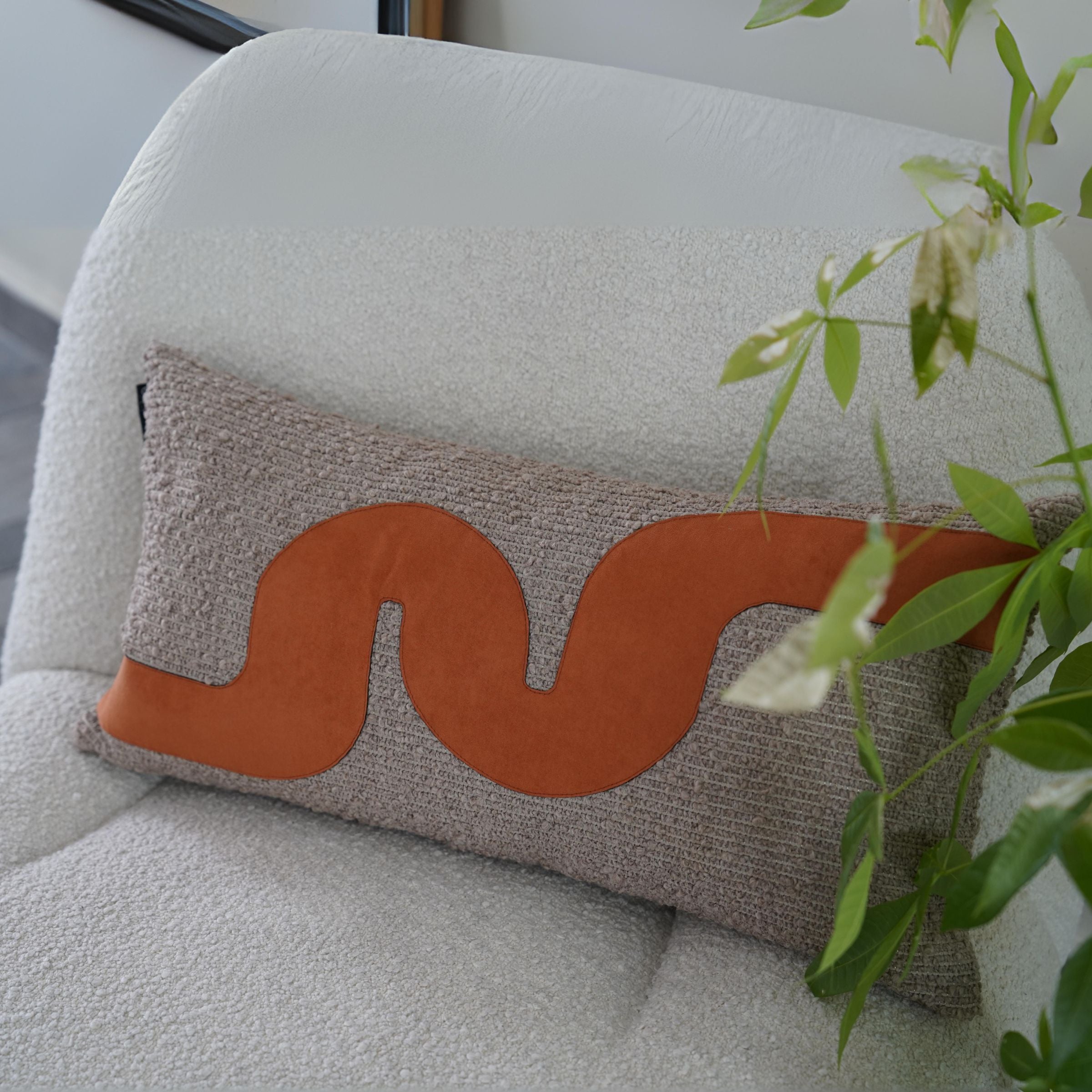 30x60cm Ebarza Amman Patchwork Cushion   ECC143 -  Cushions - ebarza Furniture UAE | Shop Modern Furniture in Abu Dhabi & Dubai - مفروشات ايبازرا في الامارات | تسوق اثاث عصري وديكورات مميزة في دبي وابوظبي