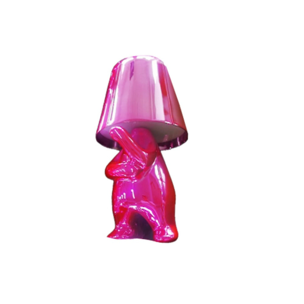 Glossy Pink Rechargeable Table Light HTD-IT1433-042B - Desk\table Lamps - ebarza Furniture UAE | Shop Modern Furniture in Abu Dhabi & Dubai - مفروشات ايبازرا في الامارات | تسوق اثاث عصري وديكورات مميزة في دبي وابوظبي