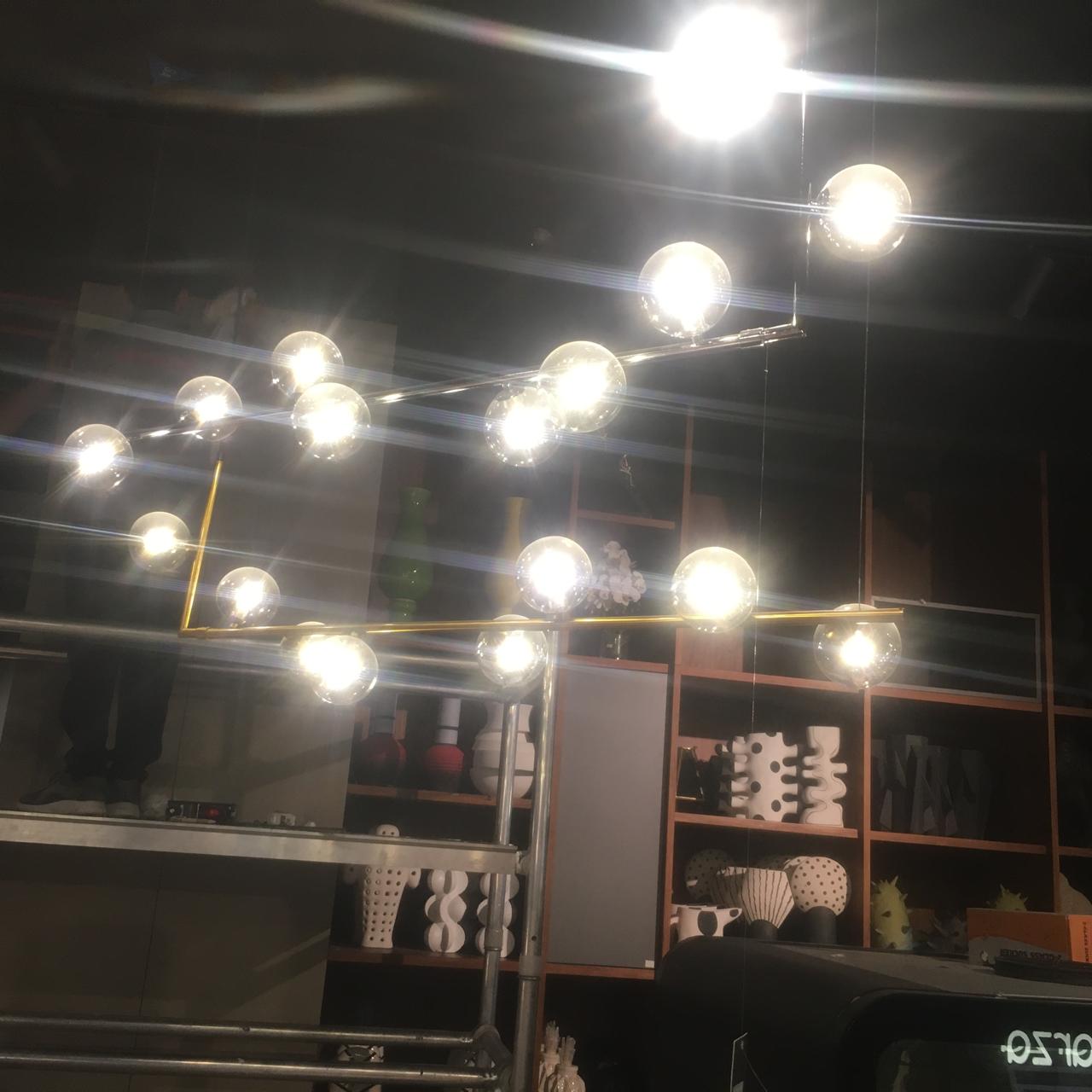 Display Item - Uppsala 8 Heads Pendant Lamp Cy-New-026-8-GNakheel - DISPLAY ITEM - ebarza Furniture UAE | Shop Modern Furniture in Abu Dhabi & Dubai - مفروشات ايبازرا في الامارات | تسوق اثاث عصري وديكورات مميزة في دبي وابوظبي