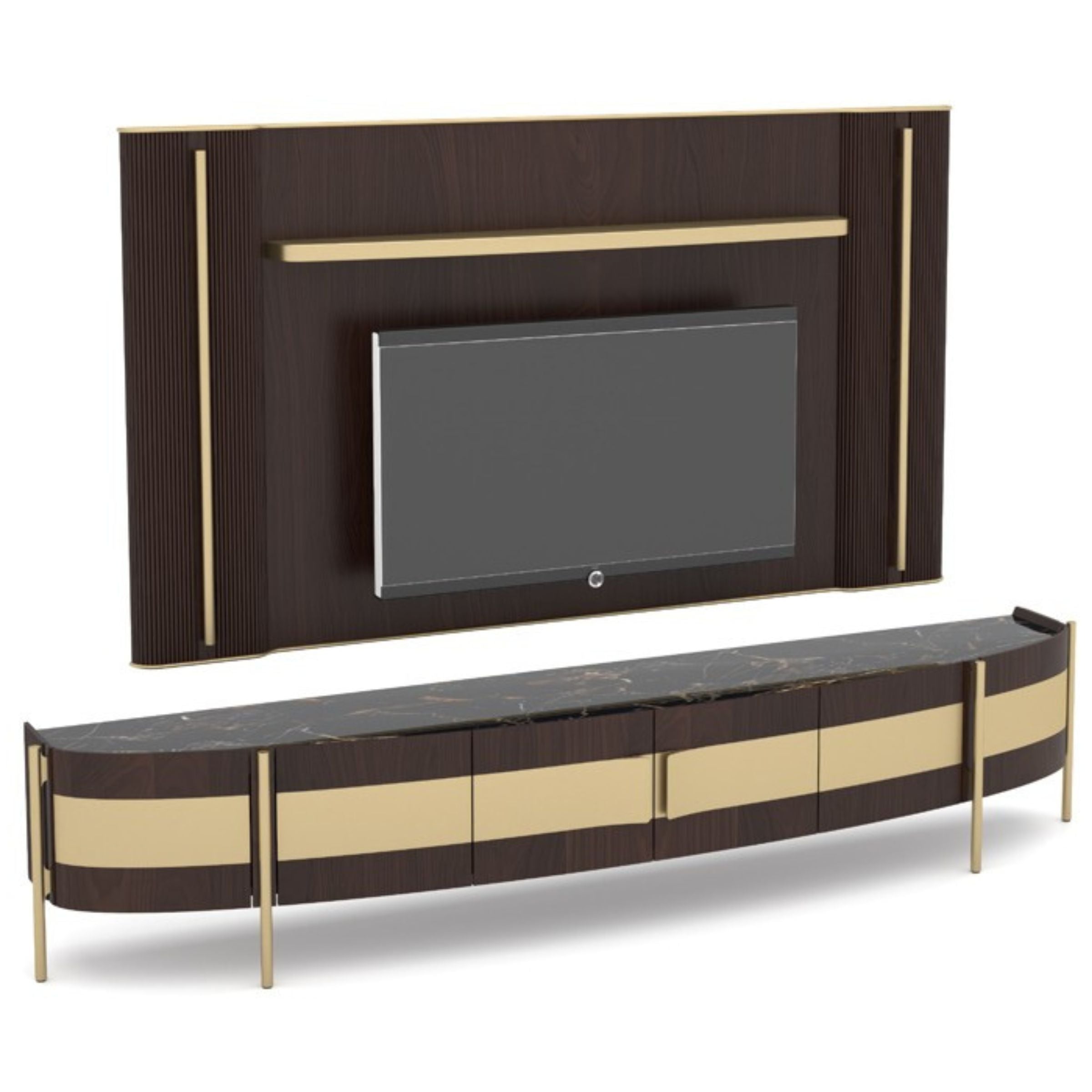 Display Item - Vega TV Unit 268cm TVAVEG001Nakheel - DISPLAY ITEM - ebarza Furniture UAE | Shop Modern Furniture in Abu Dhabi & Dubai - مفروشات ايبازرا في الامارات | تسوق اثاث عصري وديكورات مميزة في دبي وابوظبي