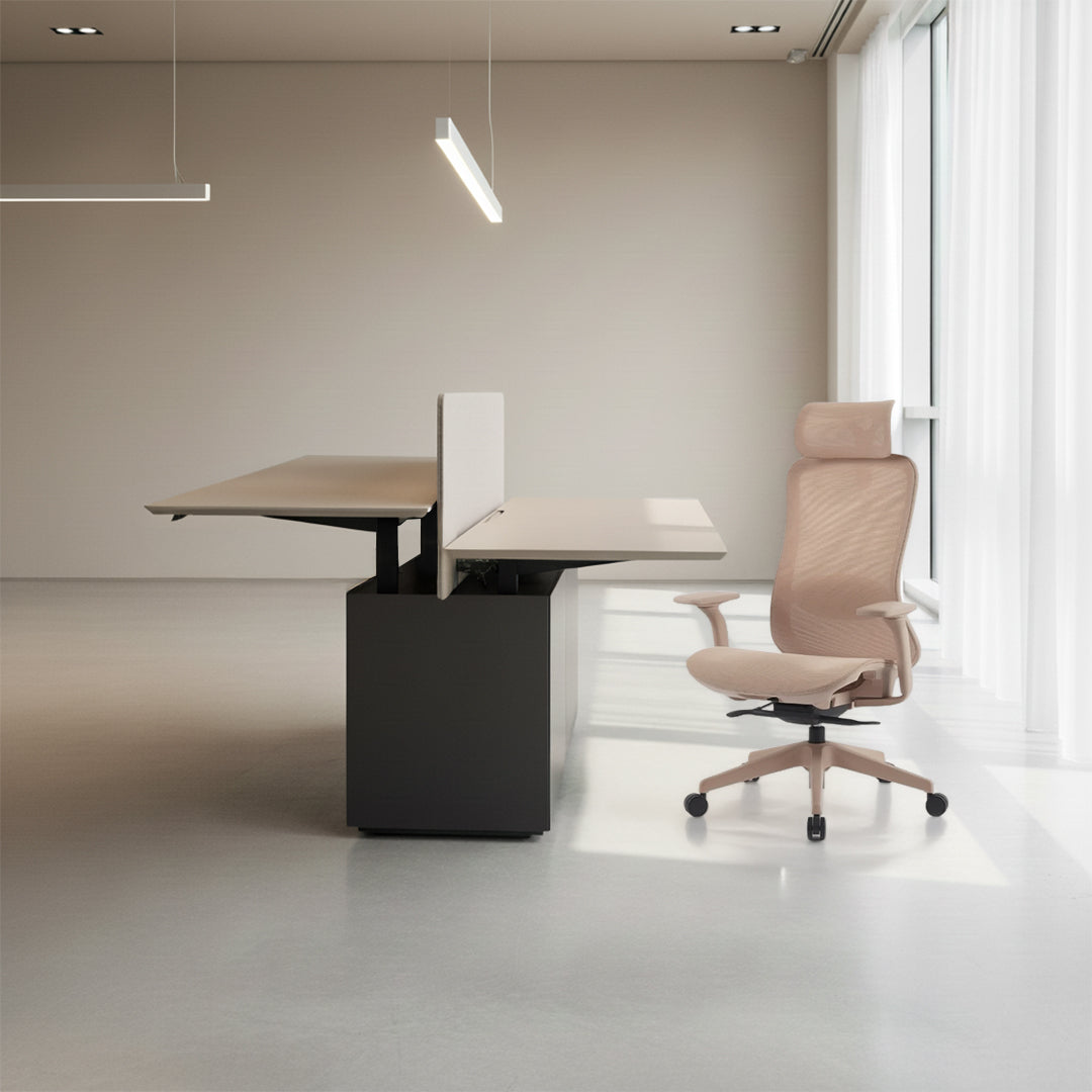 Vipo 2 SEATS Adjustable Workstation 150x70cm 2-Seat workstation