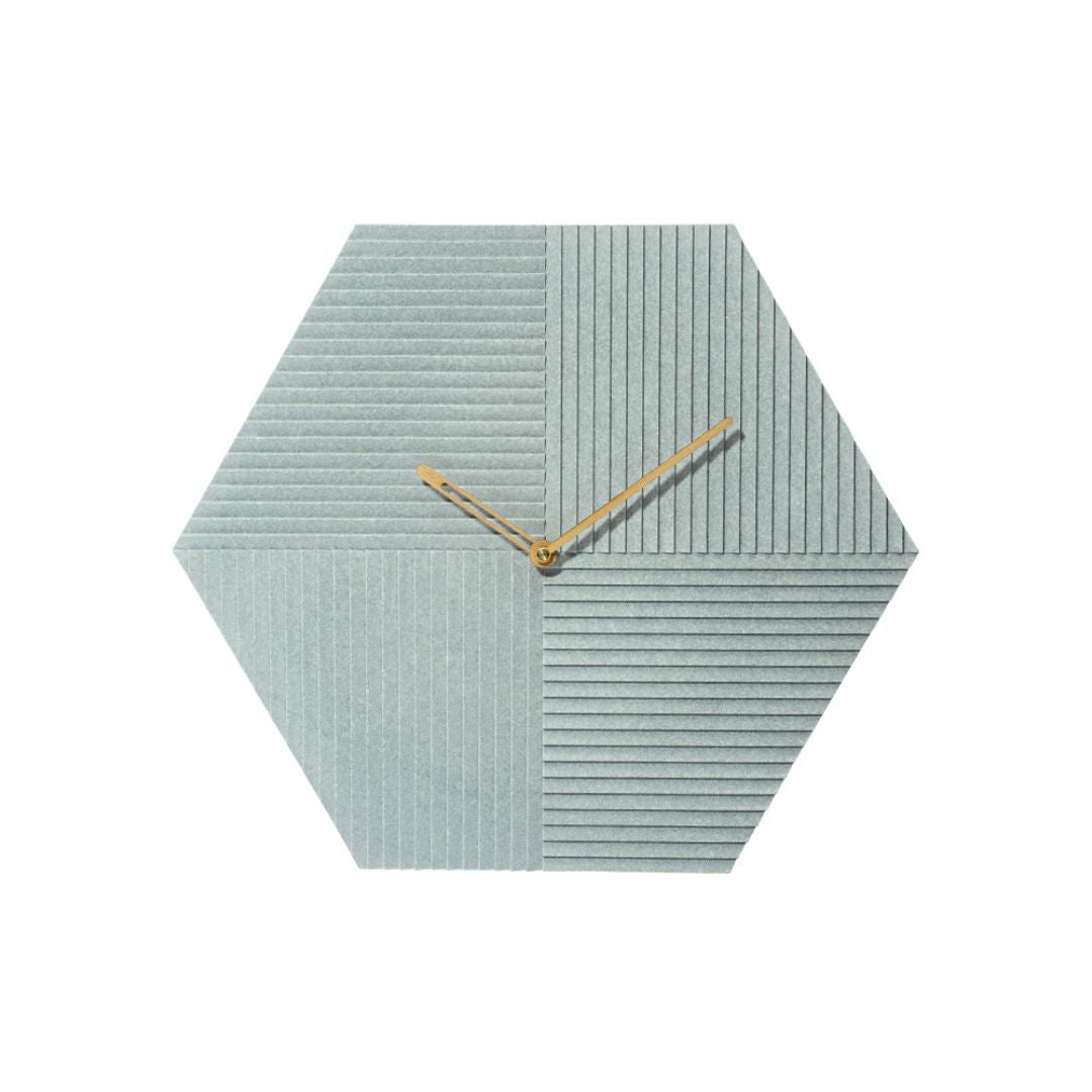 Hexagon Wall Clock WCF244 - Clocks - ebarza Furniture UAE | Shop Modern Furniture in Abu Dhabi & Dubai - مفروشات ايبازرا في الامارات | تسوق اثاث عصري وديكورات مميزة في دبي وابوظبي