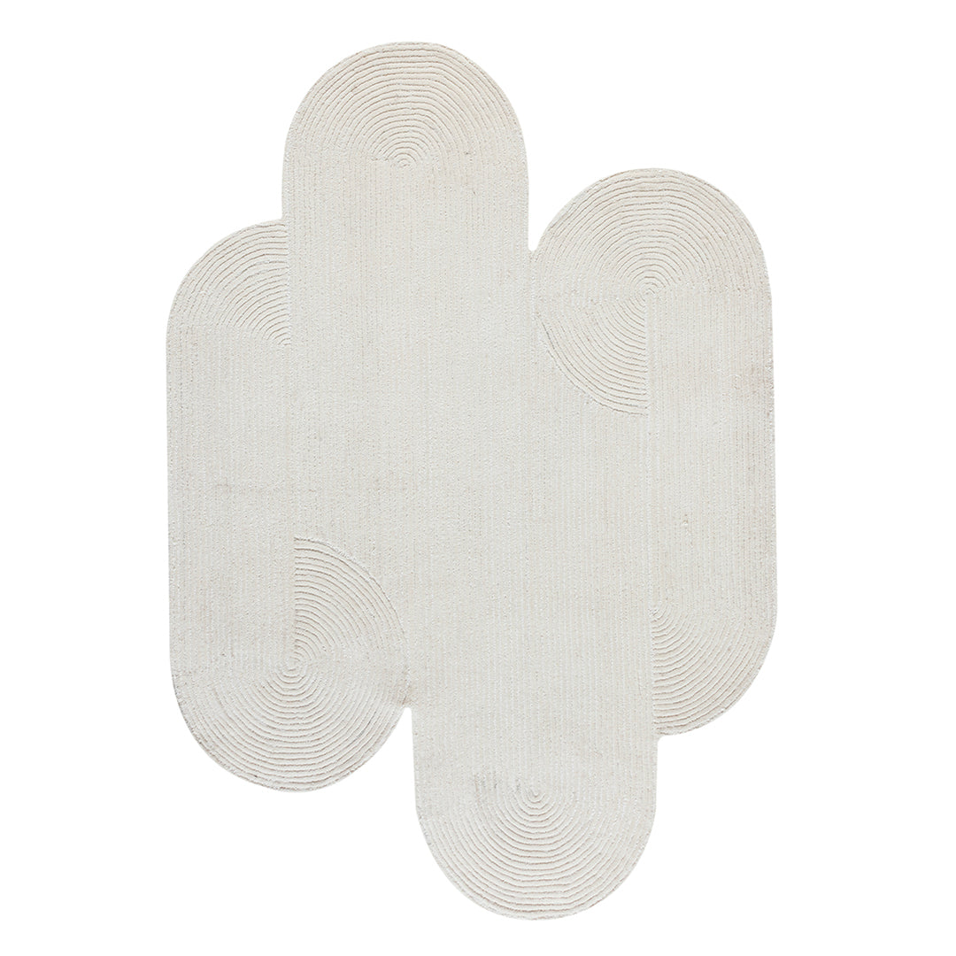 350X100 Cm WOOL BEIGE COLOR RUG JH-23544-Beige - Rugs - ebarza Furniture UAE | Shop Modern Furniture in Abu Dhabi & Dubai - مفروشات ايبازرا في الامارات | تسوق اثاث عصري وديكورات مميزة في دبي وابوظبي