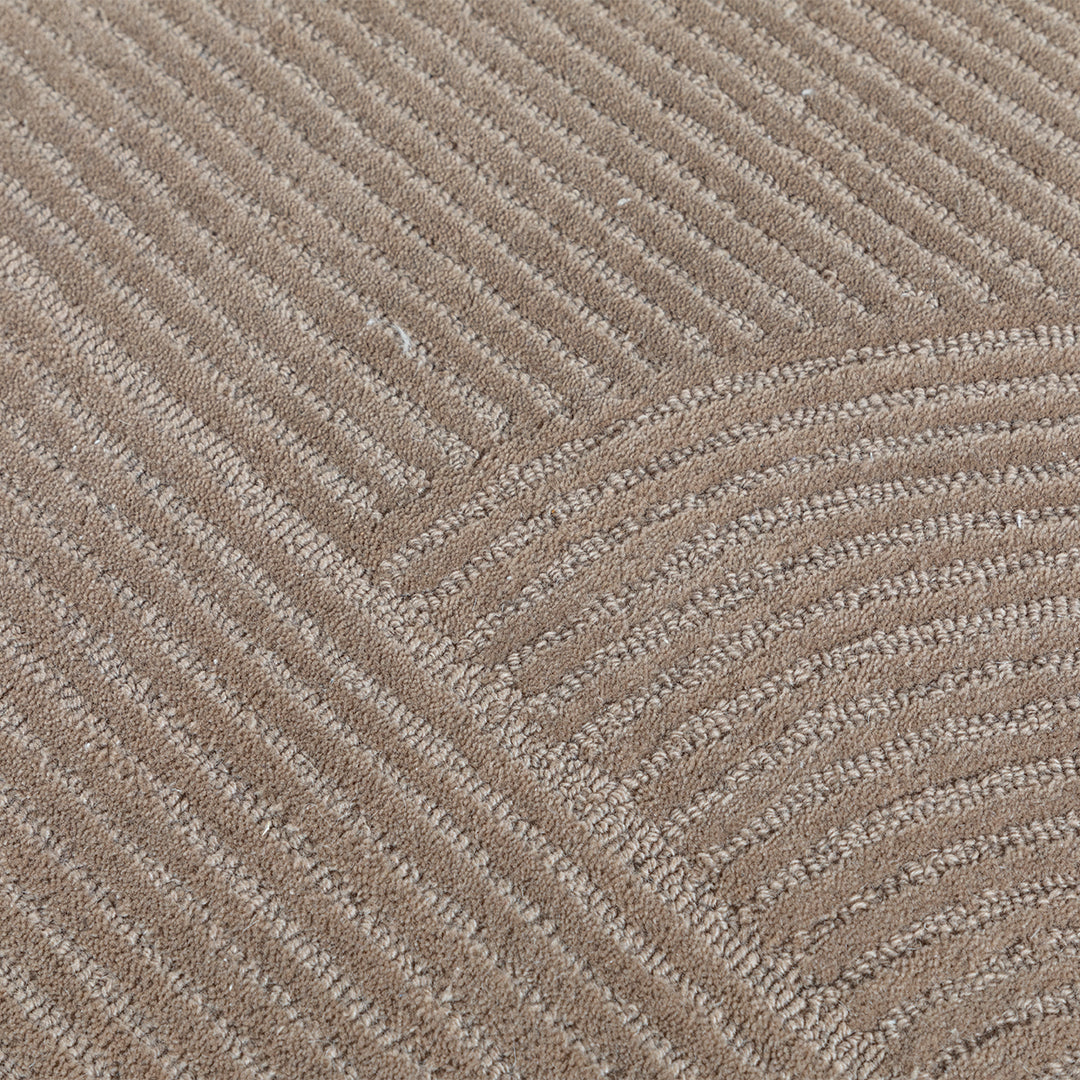 350X100 Cm WOOL Brown COLOR RUG JH-23544-Brown - Rugs - ebarza Furniture UAE | Shop Modern Furniture in Abu Dhabi & Dubai - مفروشات ايبازرا في الامارات | تسوق اثاث عصري وديكورات مميزة في دبي وابوظبي