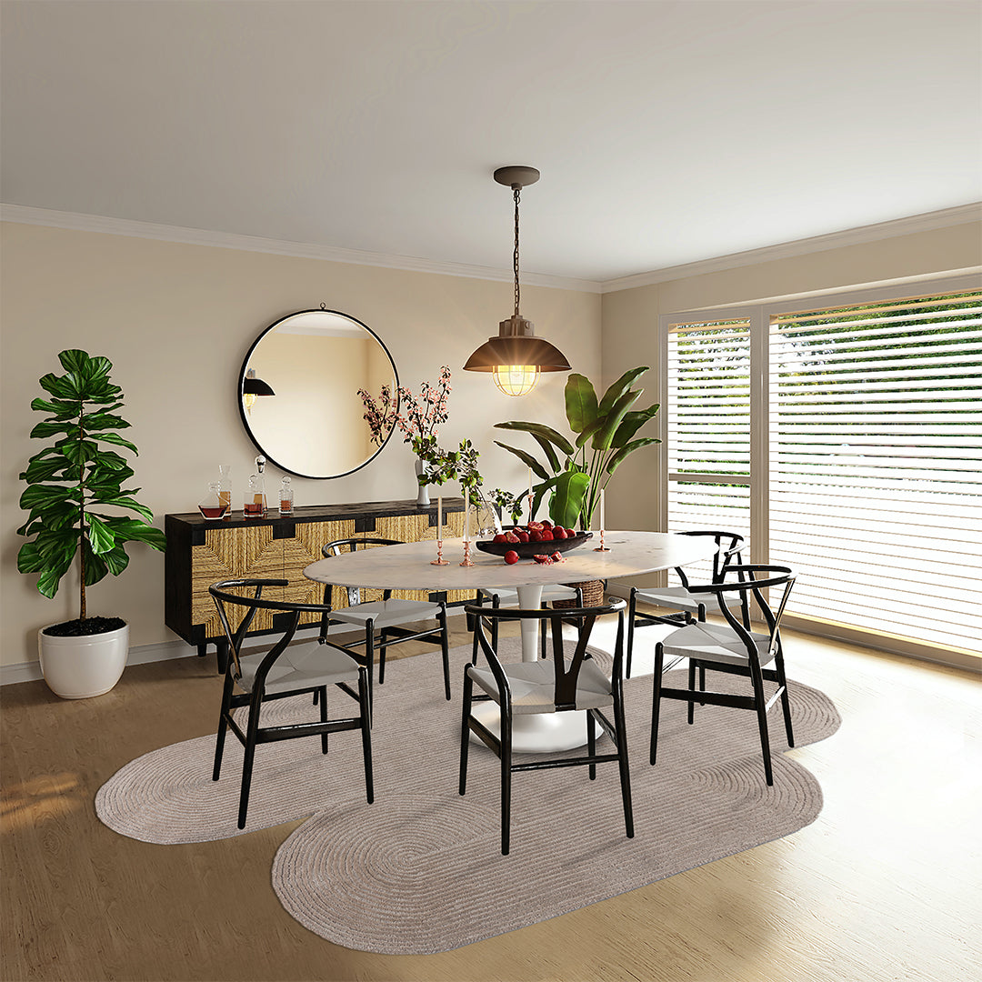 350X100 Cm WOOL Brown COLOR RUG JH-23544-Brown - Rugs - ebarza Furniture UAE | Shop Modern Furniture in Abu Dhabi & Dubai - مفروشات ايبازرا في الامارات | تسوق اثاث عصري وديكورات مميزة في دبي وابوظبي