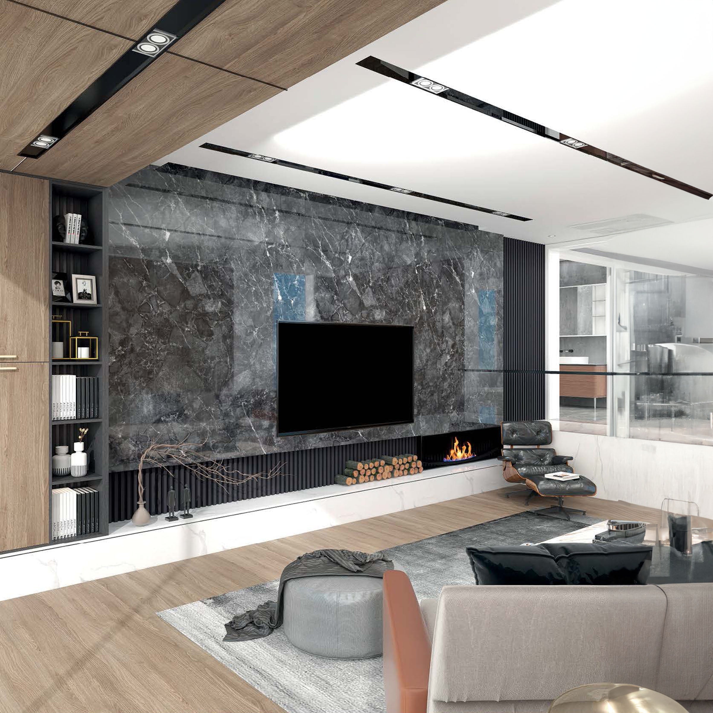 Sample of WPC - Colora rock PANEL GH35-Sample -  Wall panels samples - ebarza Furniture UAE | Shop Modern Furniture in Abu Dhabi & Dubai - مفروشات ايبازرا في الامارات | تسوق اثاث عصري وديكورات مميزة في دبي وابوظبي