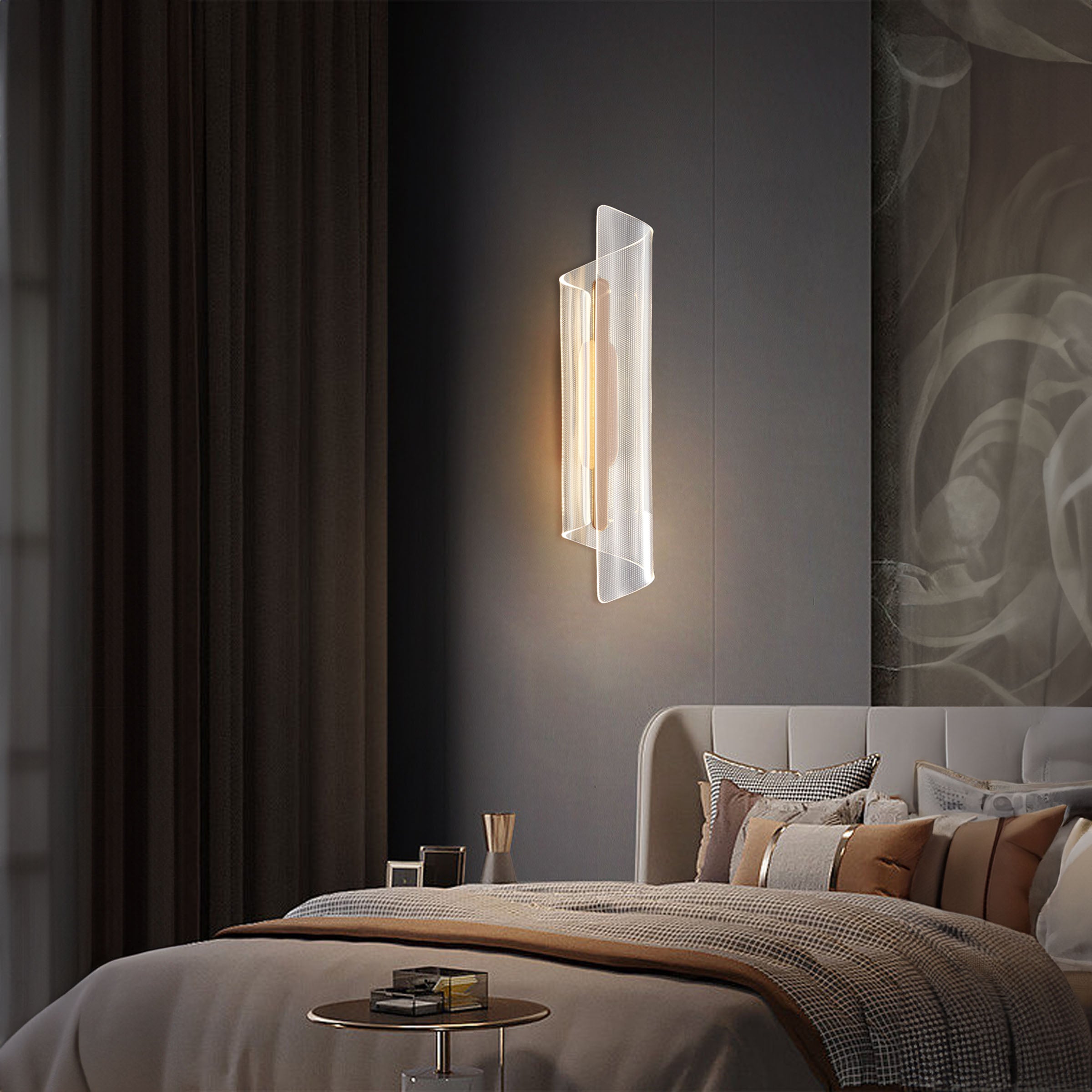 Cascading Moonlight Wall Lamp MA05872WA-001-01B - Wall Lamps - ebarza Furniture UAE | Shop Modern Furniture in Abu Dhabi & Dubai - مفروشات ايبازرا في الامارات | تسوق اثاث عصري وديكورات مميزة في دبي وابوظبي