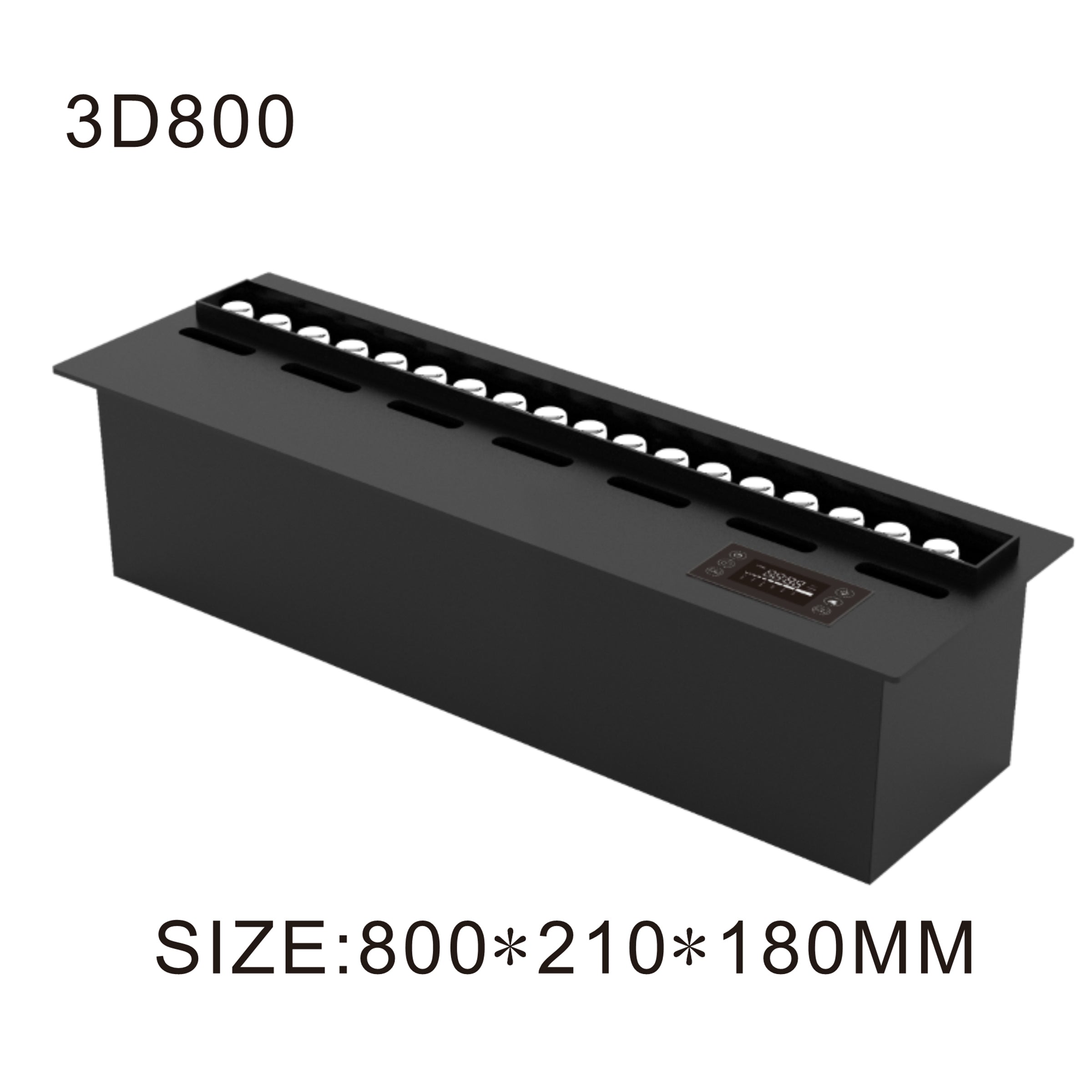 Water Vapour Electric Fireplace 3D800 - Electric Fireplace - ebarza Furniture UAE | Shop Modern Furniture in Abu Dhabi & Dubai - مفروشات ايبازرا في الامارات | تسوق اثاث عصري وديكورات مميزة في دبي وابوظبي