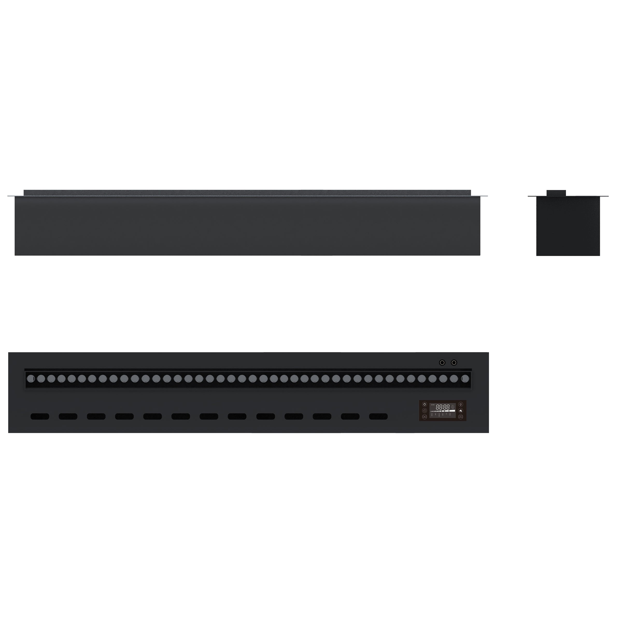 Water Vapour Electric Fireplace 3D1800 - Electric Fireplace - ebarza Furniture UAE | Shop Modern Furniture in Abu Dhabi & Dubai - مفروشات ايبازرا في الامارات | تسوق اثاث عصري وديكورات مميزة في دبي وابوظبي