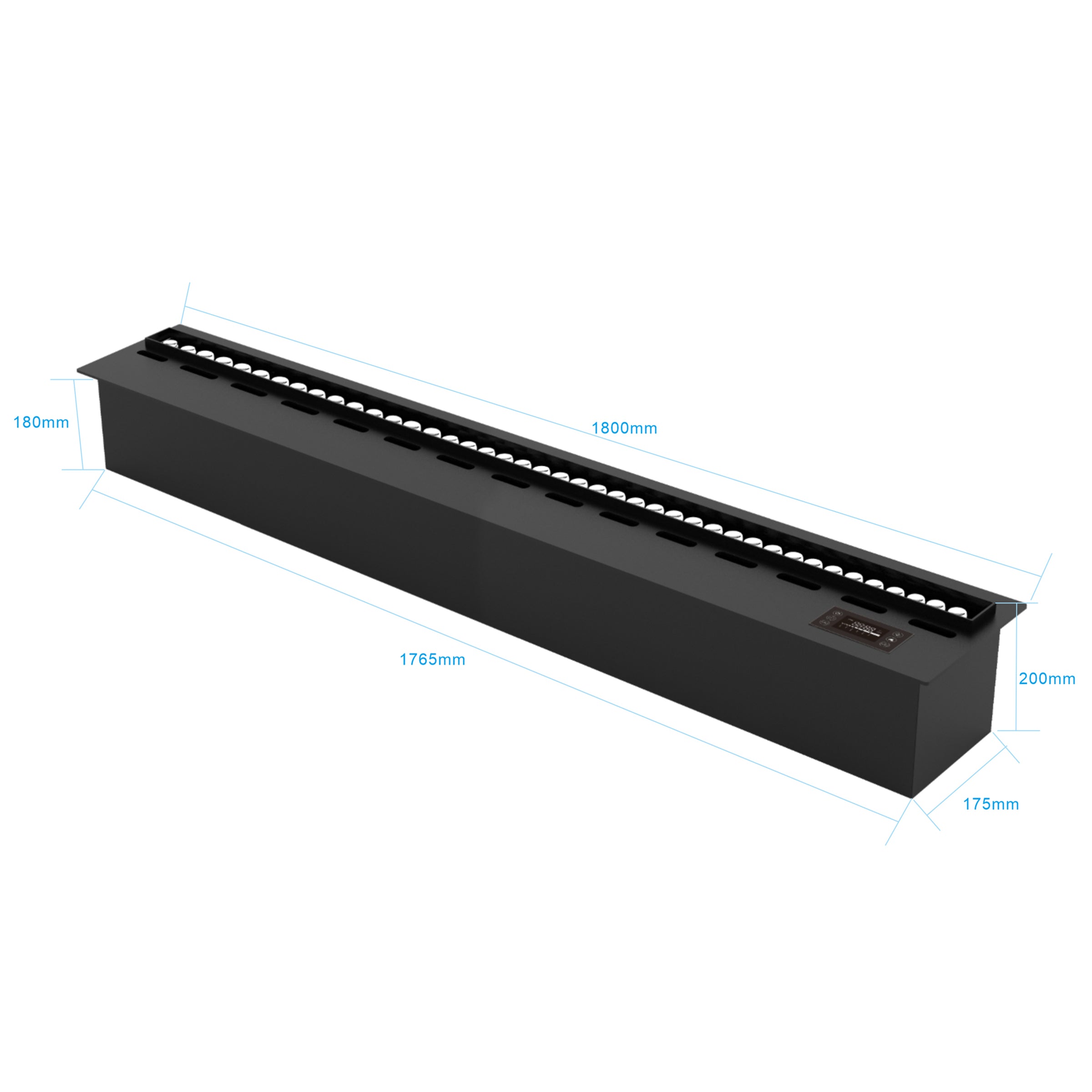 Water Vapour Electric Fireplace 3D1800 - Electric Fireplace - ebarza Furniture UAE | Shop Modern Furniture in Abu Dhabi & Dubai - مفروشات ايبازرا في الامارات | تسوق اثاث عصري وديكورات مميزة في دبي وابوظبي