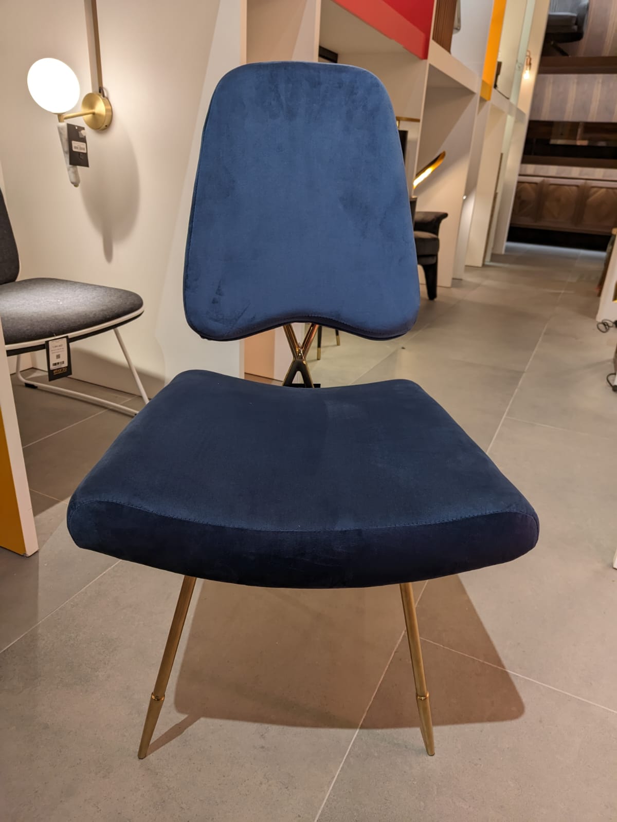 Display Item Velletri Cross Dinning Chair Tg-185-SR - DISPLAY ITEM - ebarza Furniture UAE | Shop Modern Furniture in Abu Dhabi & Dubai - مفروشات ايبازرا في الامارات | تسوق اثاث عصري وديكورات مميزة في دبي وابوظبي