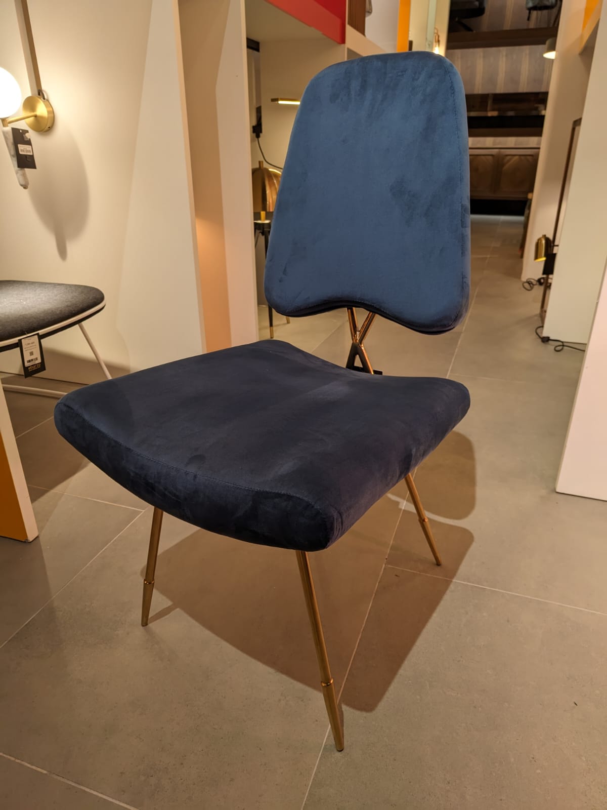 Display Item Velletri Cross Dinning Chair Tg-185-SR - DISPLAY ITEM - ebarza Furniture UAE | Shop Modern Furniture in Abu Dhabi & Dubai - مفروشات ايبازرا في الامارات | تسوق اثاث عصري وديكورات مميزة في دبي وابوظبي