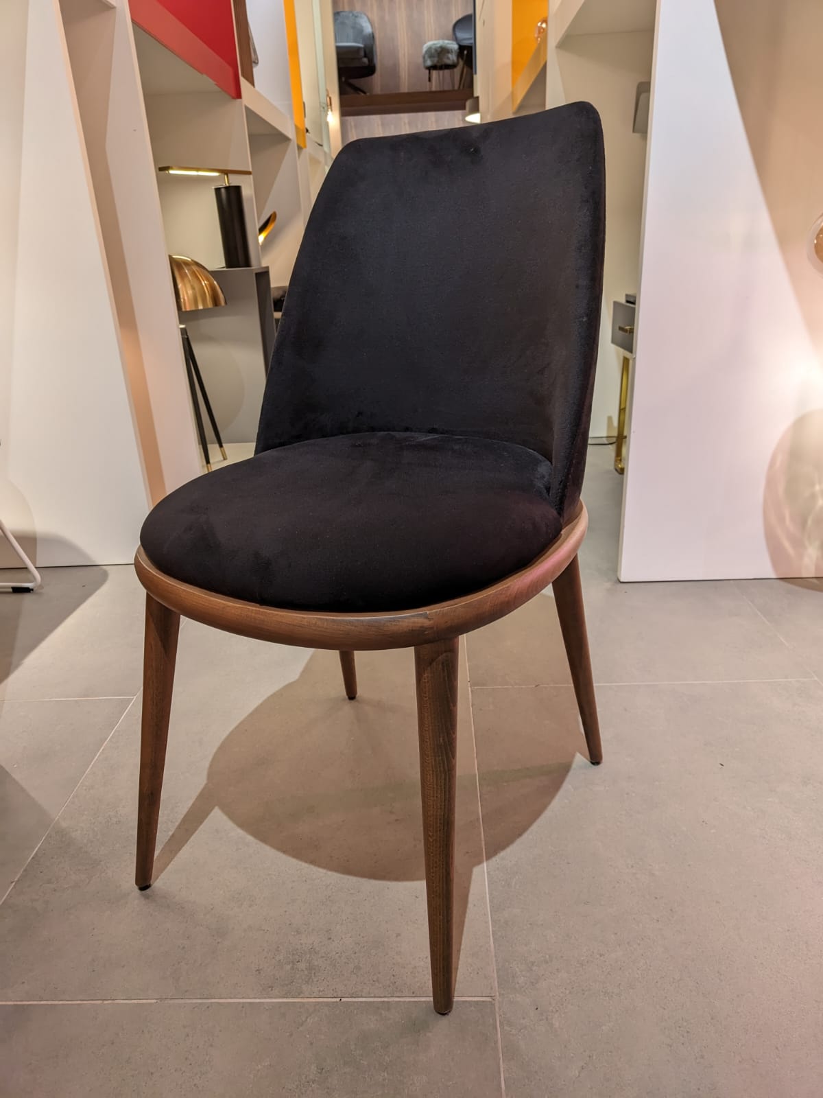 Display Item - Luna Dining Chair Luna chairYAS - DISPLAY ITEM - ebarza Furniture UAE | Shop Modern Furniture in Abu Dhabi & Dubai - مفروشات ايبازرا في الامارات | تسوق اثاث عصري وديكورات مميزة في دبي وابوظبي