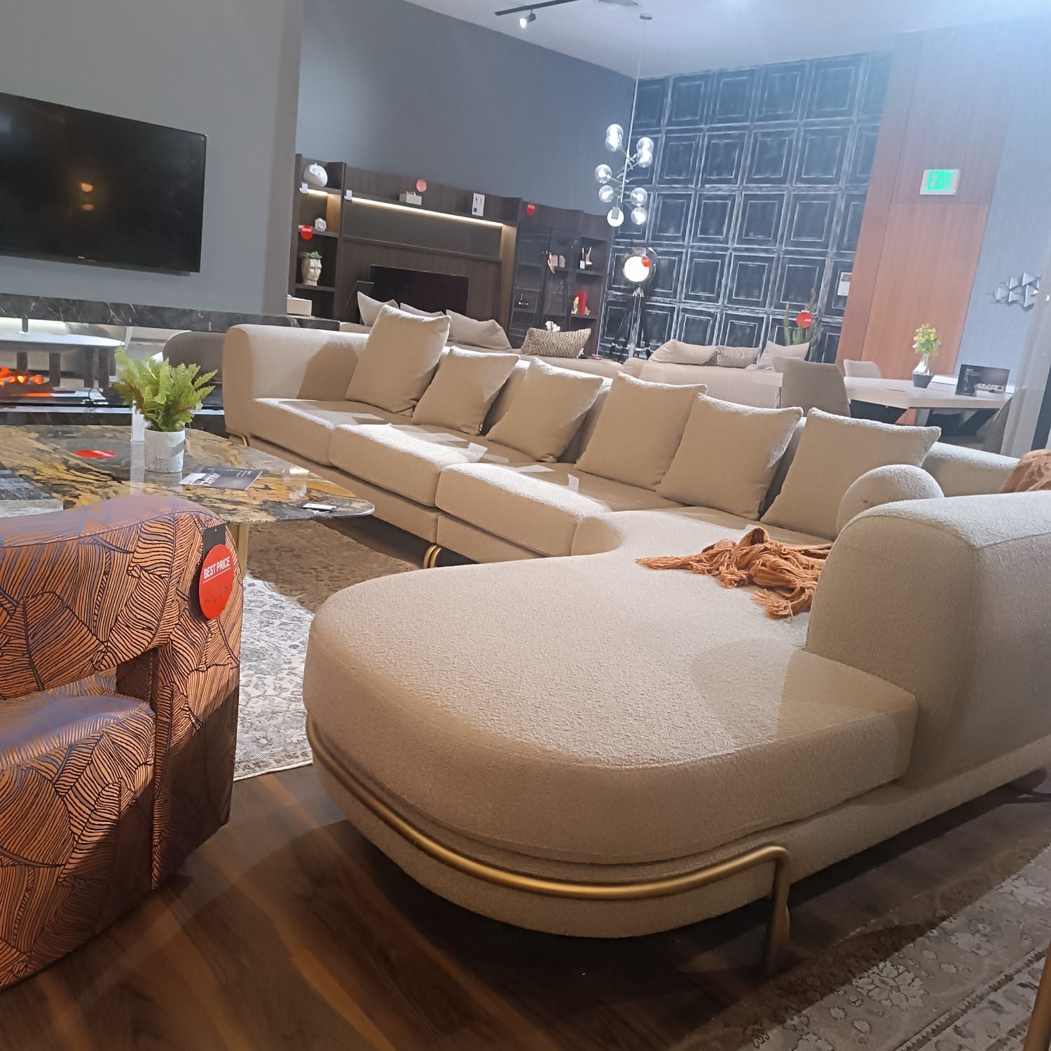 Display Item - Giallo L Shape Sofa Gialo-062YAS - DISPLAY ITEM - ebarza Furniture UAE | Shop Modern Furniture in Abu Dhabi & Dubai - مفروشات ايبازرا في الامارات | تسوق اثاث عصري وديكورات مميزة في دبي وابوظبي