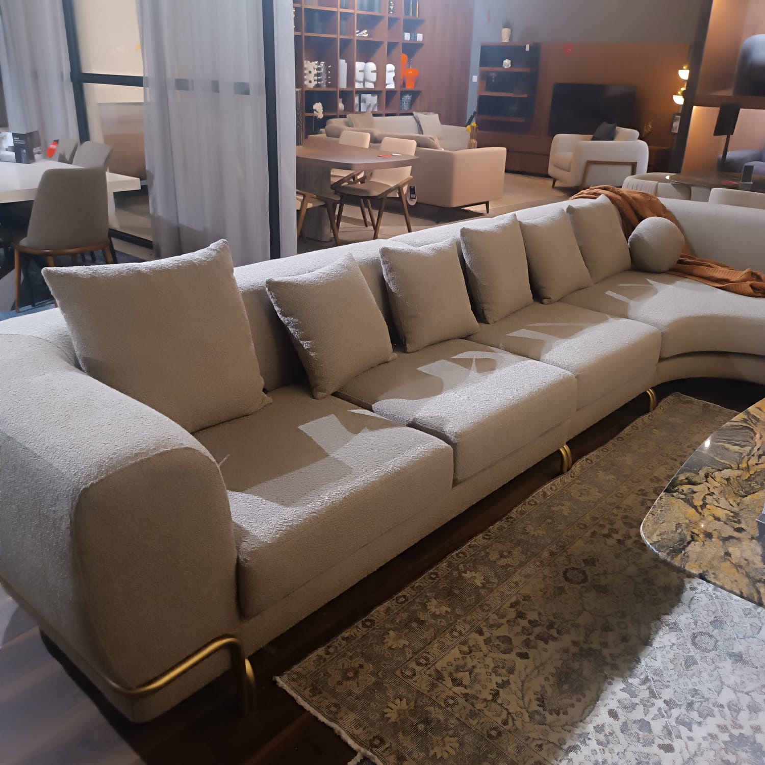 Display Item - Giallo L Shape Sofa Gialo-062YAS - DISPLAY ITEM - ebarza Furniture UAE | Shop Modern Furniture in Abu Dhabi & Dubai - مفروشات ايبازرا في الامارات | تسوق اثاث عصري وديكورات مميزة في دبي وابوظبي
