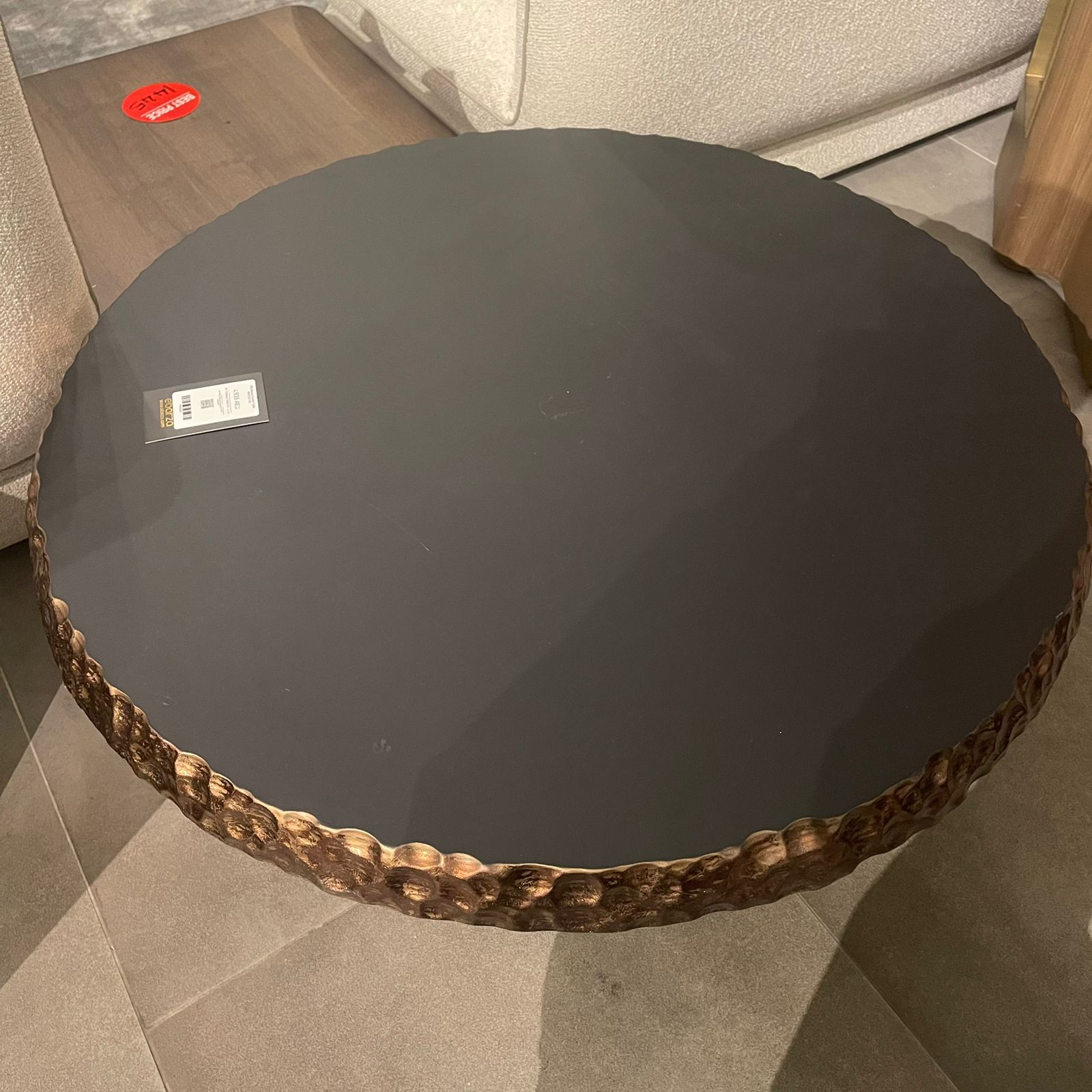 Display Item - Alfa Round Center Table AR-CT01-TGYAS - DISPLAY ITEM - ebarza Furniture UAE | Shop Modern Furniture in Abu Dhabi & Dubai - مفروشات ايبازرا في الامارات | تسوق اثاث عصري وديكورات مميزة في دبي وابوظبي