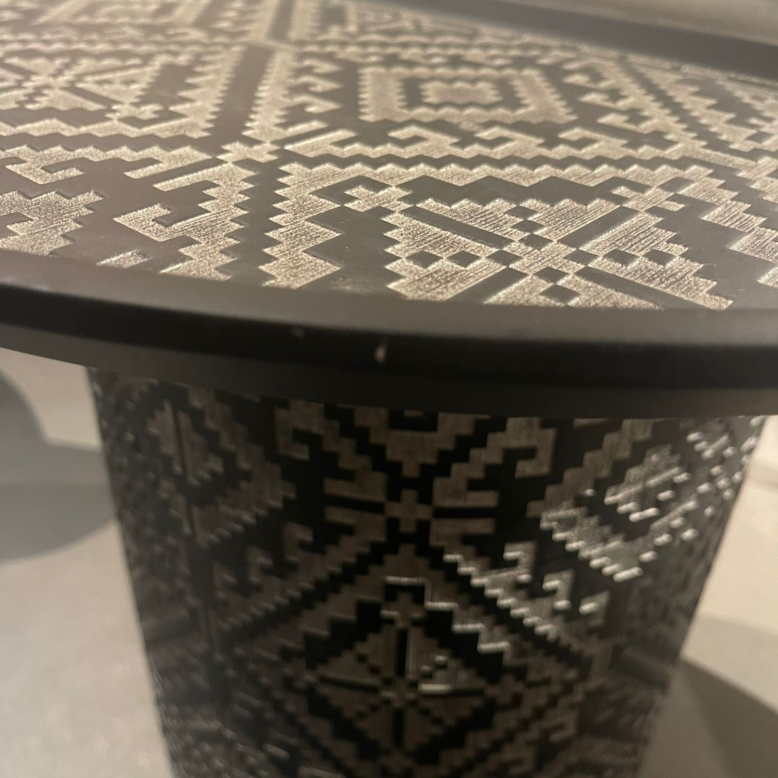 Display Item - Motif Side Table Motif-Side002-CYAS - DISPLAY ITEM - ebarza Furniture UAE | Shop Modern Furniture in Abu Dhabi & Dubai - مفروشات ايبازرا في الامارات | تسوق اثاث عصري وديكورات مميزة في دبي وابوظبي