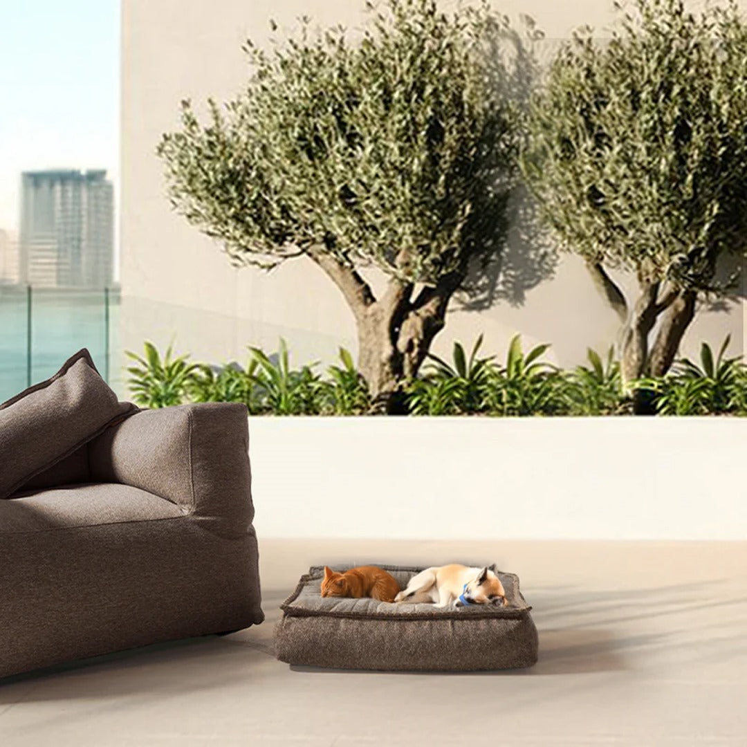 Pets Bed - Small 457-brown - Poufs - ebarza Furniture UAE | Shop Modern Furniture in Abu Dhabi & Dubai - مفروشات ايبازرا في الامارات | تسوق اثاث عصري وديكورات مميزة في دبي وابوظبي