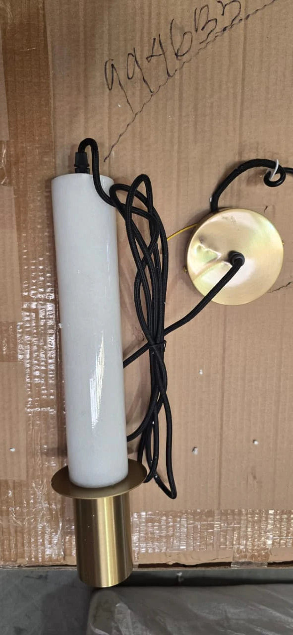 AS IS - Marble Pendant Lamp Cy-New-074-Wg - DISPLAY ITEM - ebarza Furniture UAE | Shop Modern Furniture in Abu Dhabi & Dubai - مفروشات ايبازرا في الامارات | تسوق اثاث عصري وديكورات مميزة في دبي وابوظبي