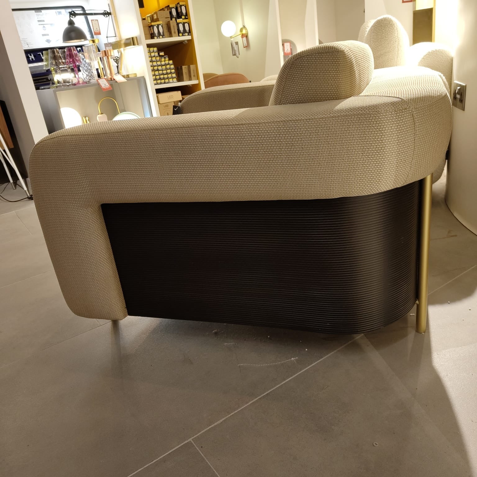 Display Item - Vega Armchair BERVEG001YAS - DISPLAY ITEM - ebarza Furniture UAE | Shop Modern Furniture in Abu Dhabi & Dubai - مفروشات ايبازرا في الامارات | تسوق اثاث عصري وديكورات مميزة في دبي وابوظبي