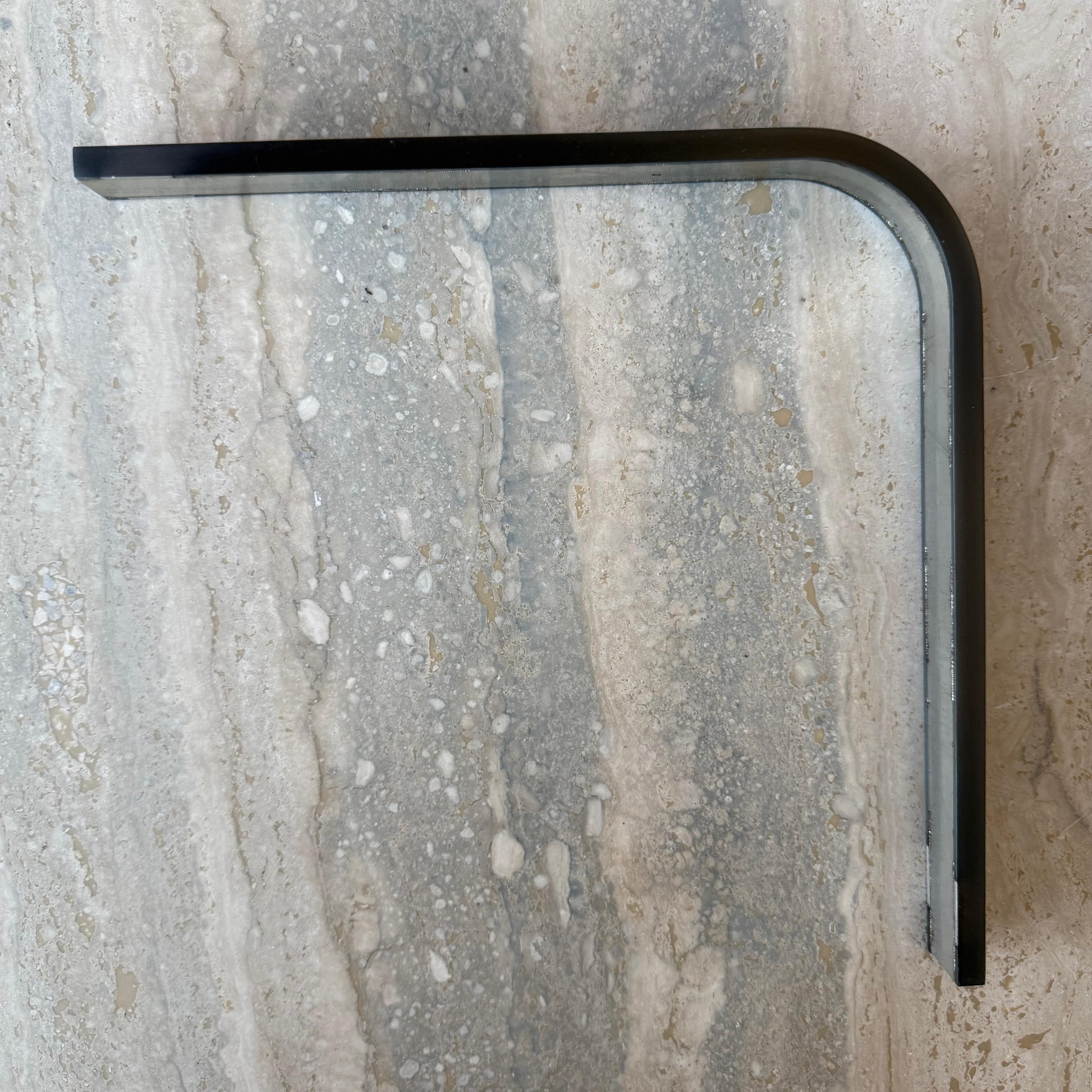 R50 (2.5cm) Curved External Left Corner Accessories - Black - PR0004 -  wall-panels-profiles - ebarza Furniture UAE | Shop Modern Furniture in Abu Dhabi & Dubai - مفروشات ايبازرا في الامارات | تسوق اثاث عصري وديكورات مميزة في دبي وابوظبي