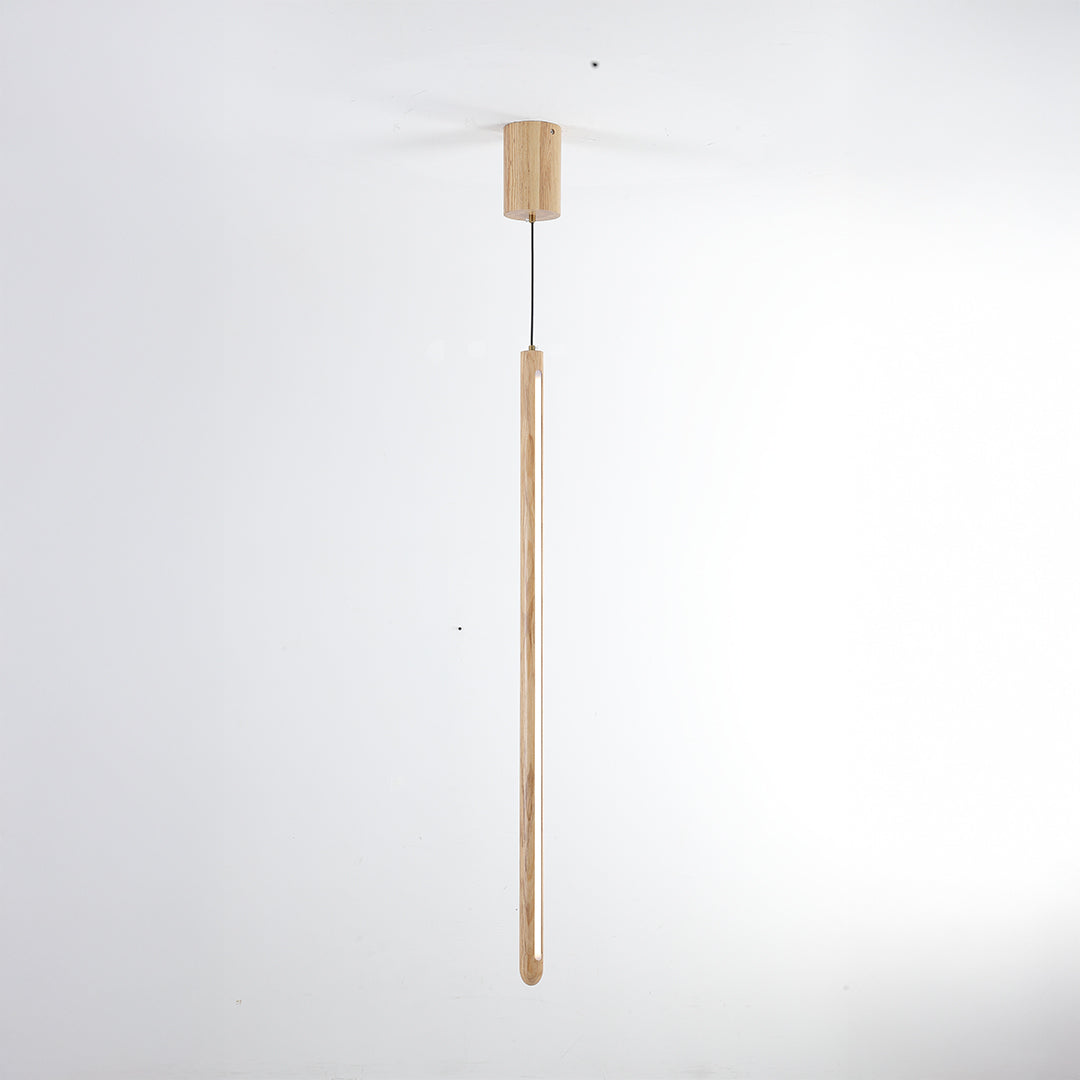 Wood Lustre LED Linear Light Pendant Lamp - Ashwood MYCP-XTE-Ash - Pendant Lamps - ebarza Furniture UAE | Shop Modern Furniture in Abu Dhabi & Dubai - مفروشات ايبازرا في الامارات | تسوق اثاث عصري وديكورات مميزة في دبي وابوظبي